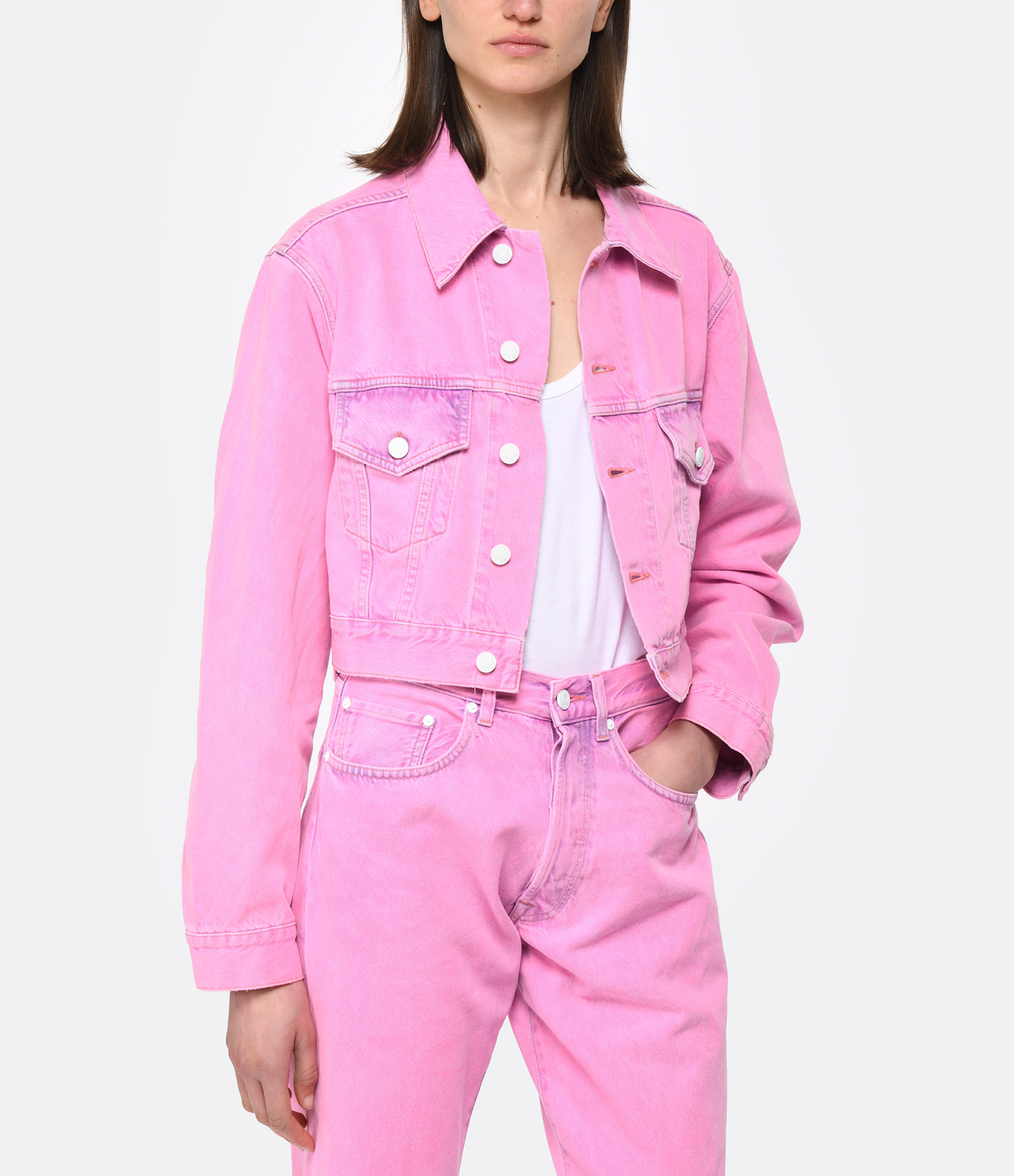 Ludo Pink Denim Jacket