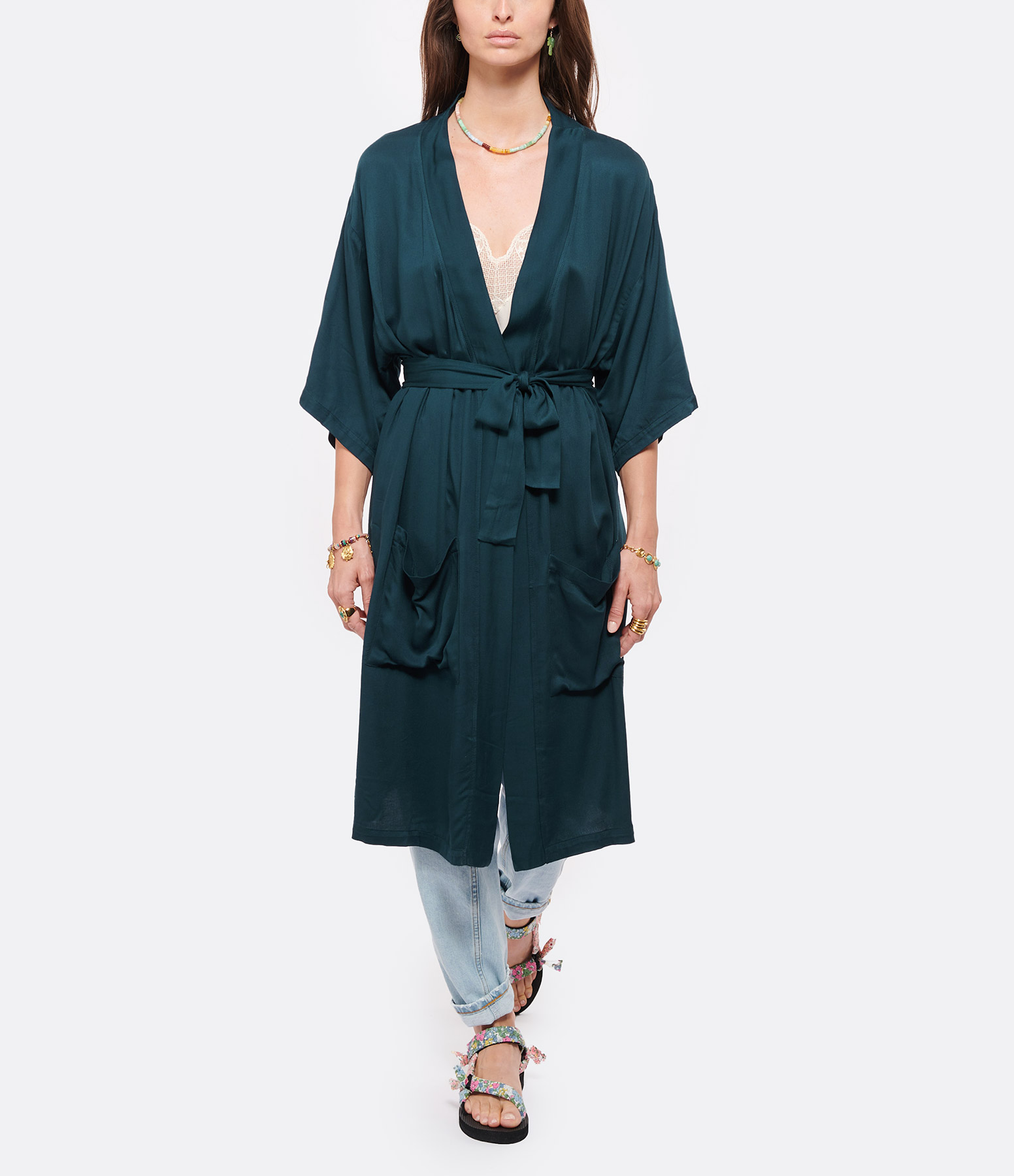 Petunia Jacket in Slate Blue