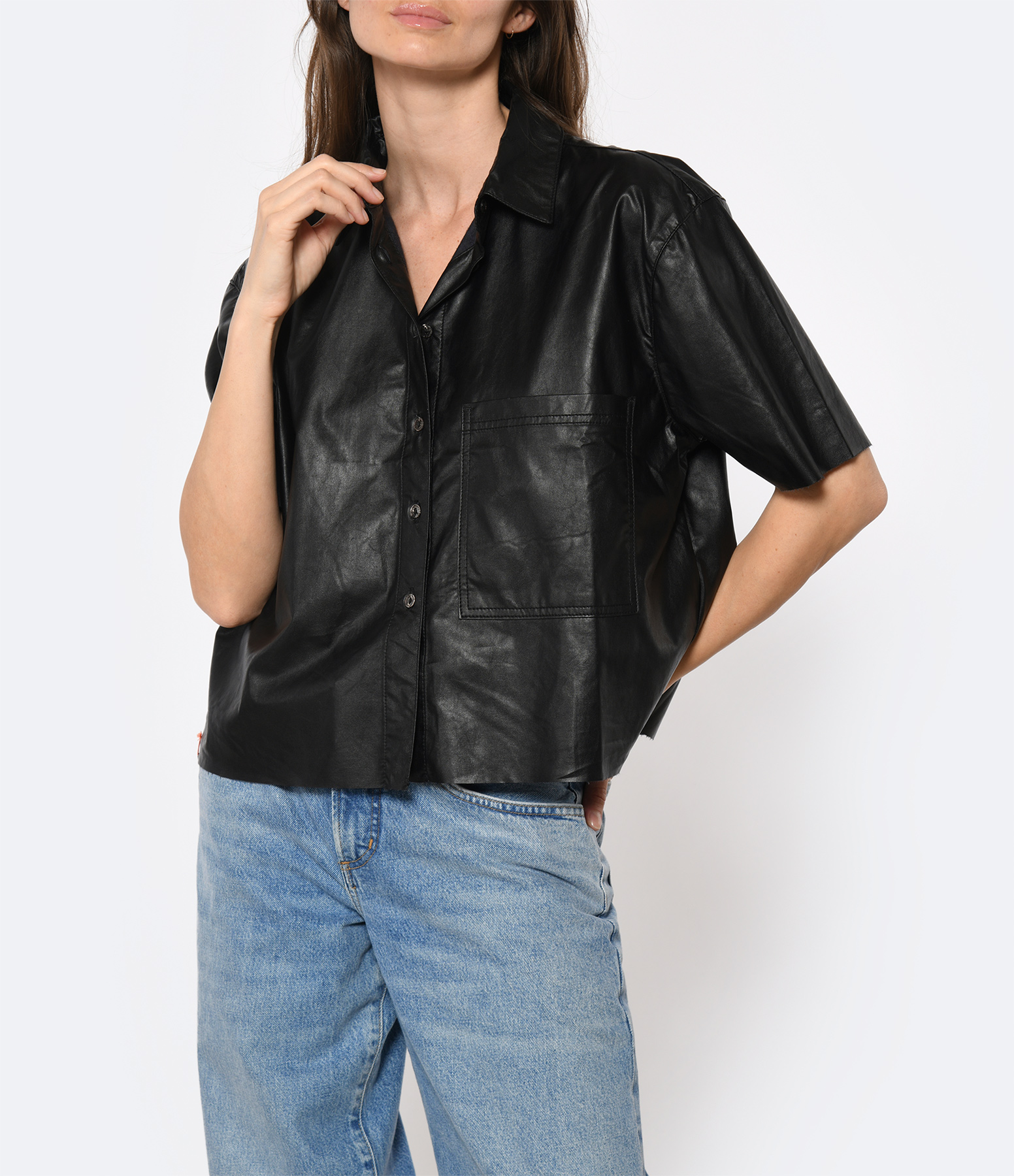 Elle Black Shirt