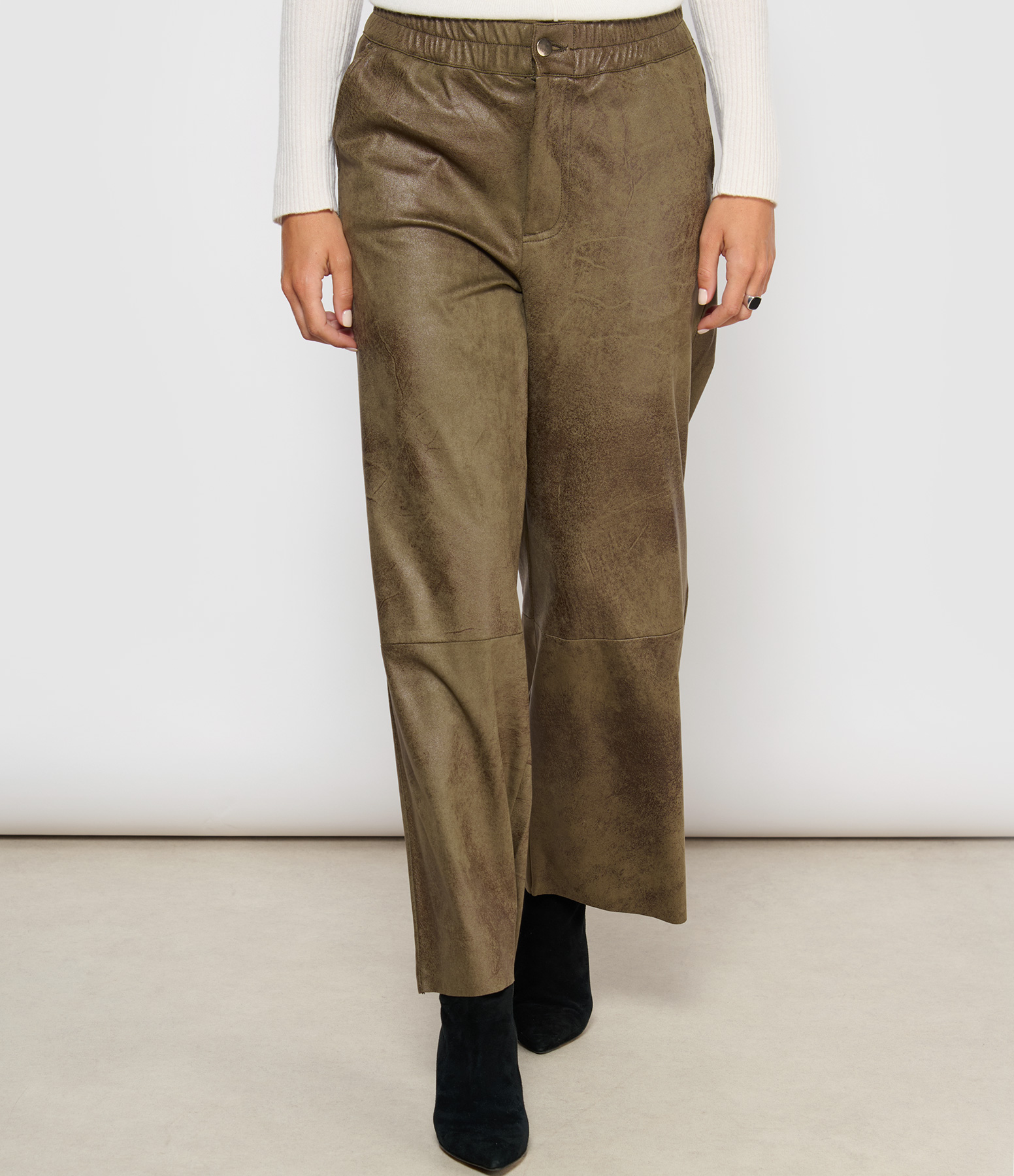 Bobyvegan Suedekaki Trousers