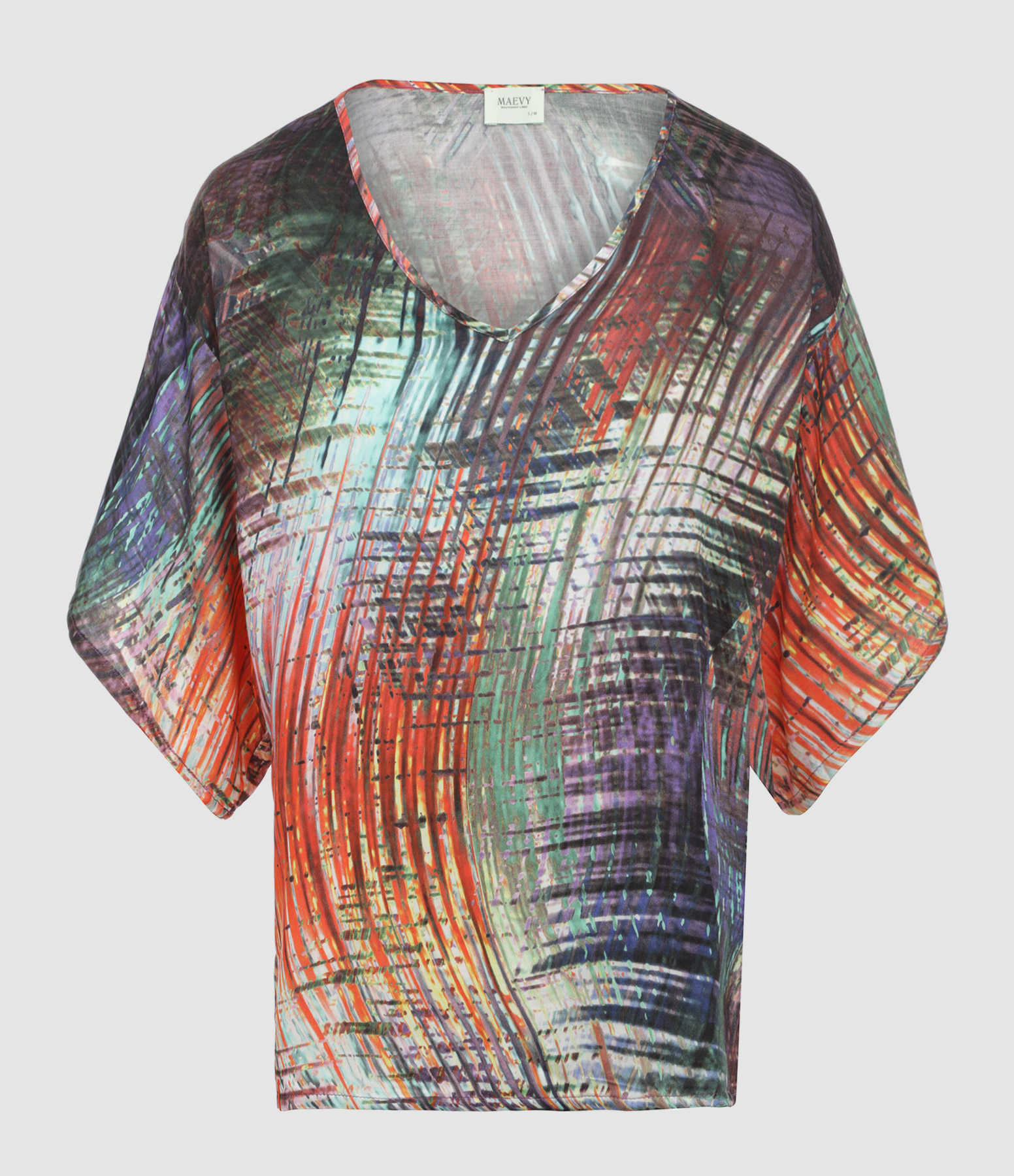 Multicoloured Printed Mimosa Top