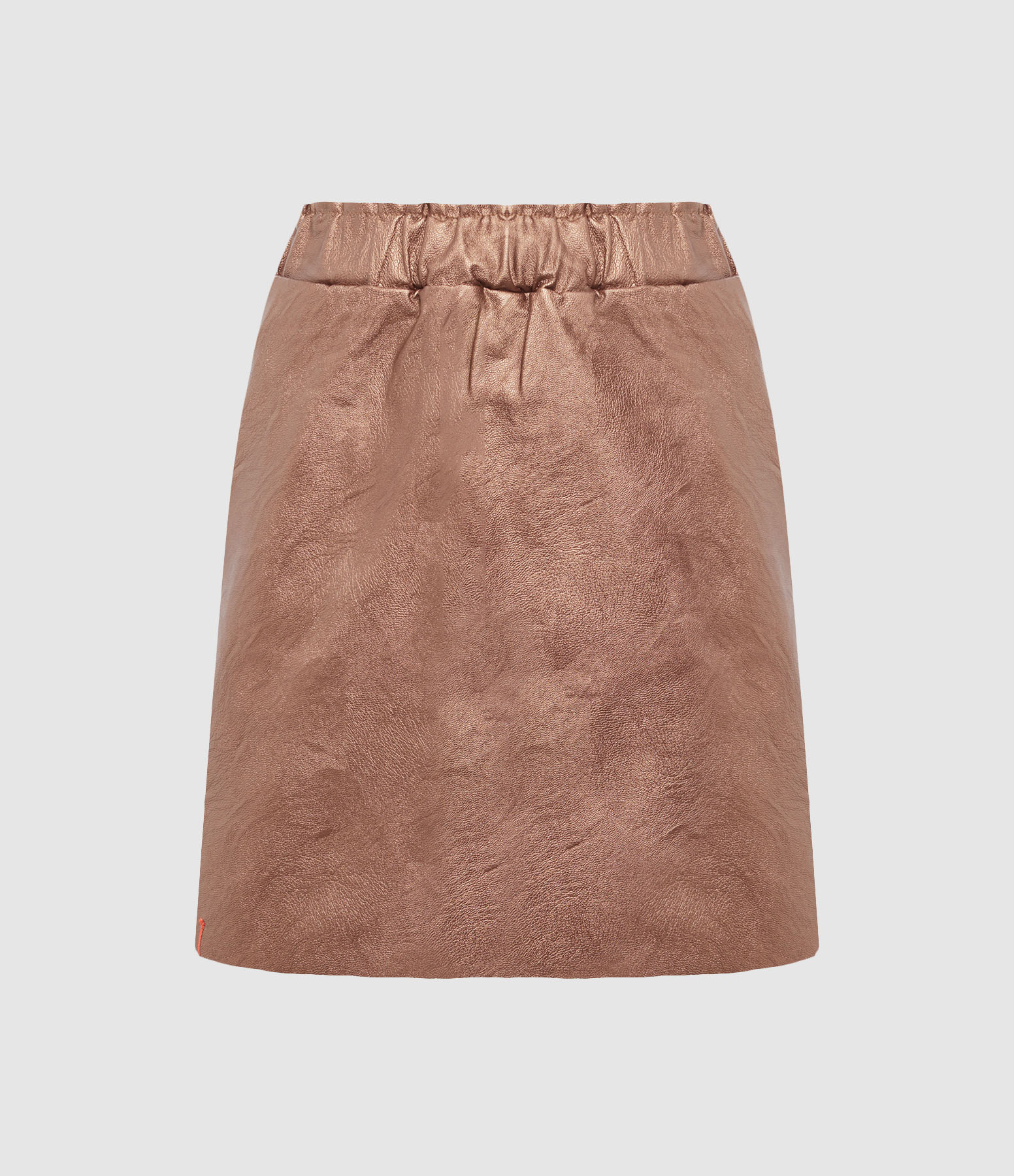 Minivegan Copper Short Skirt