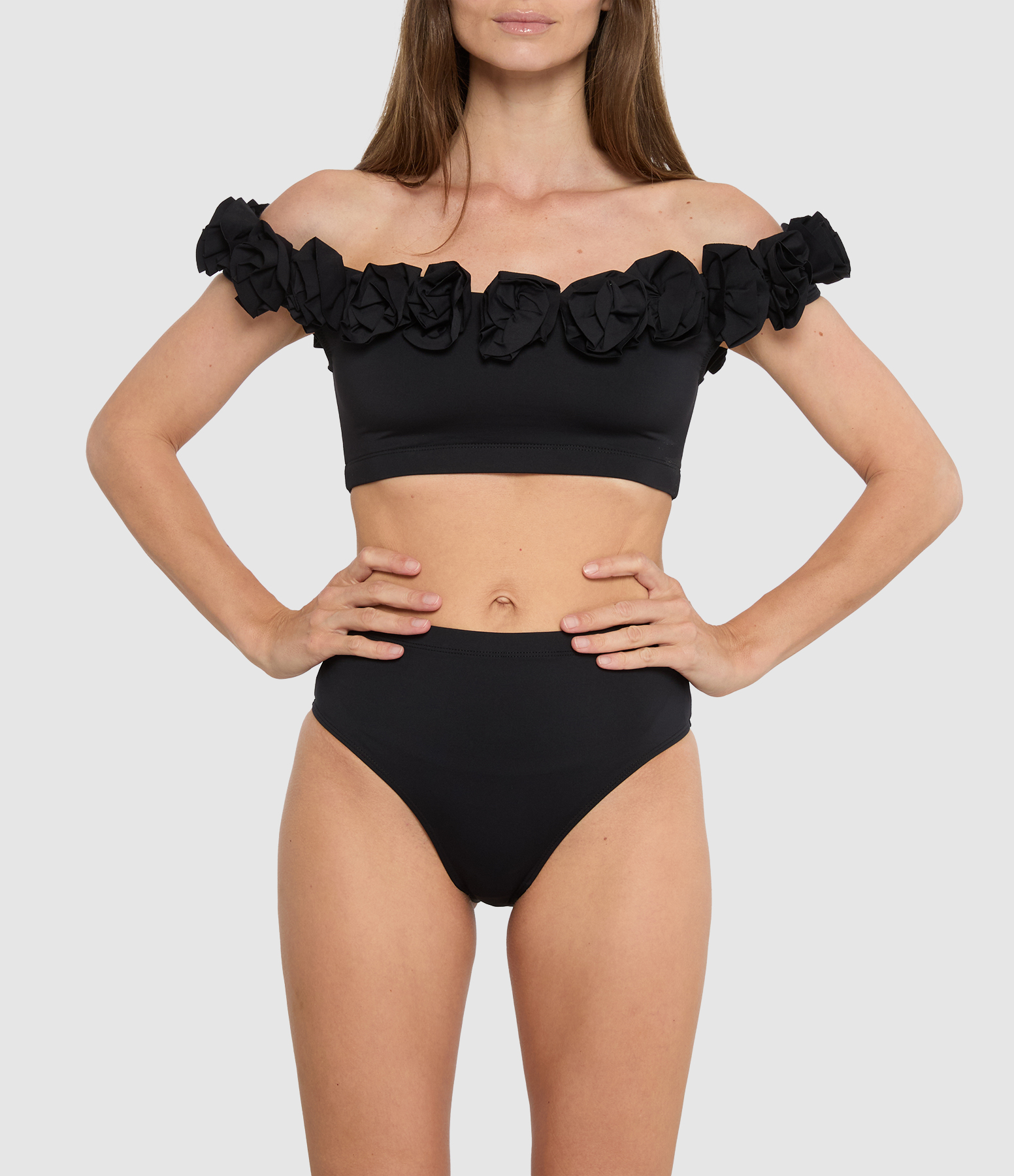 Begonia 2-Piece Swimsuit – Black