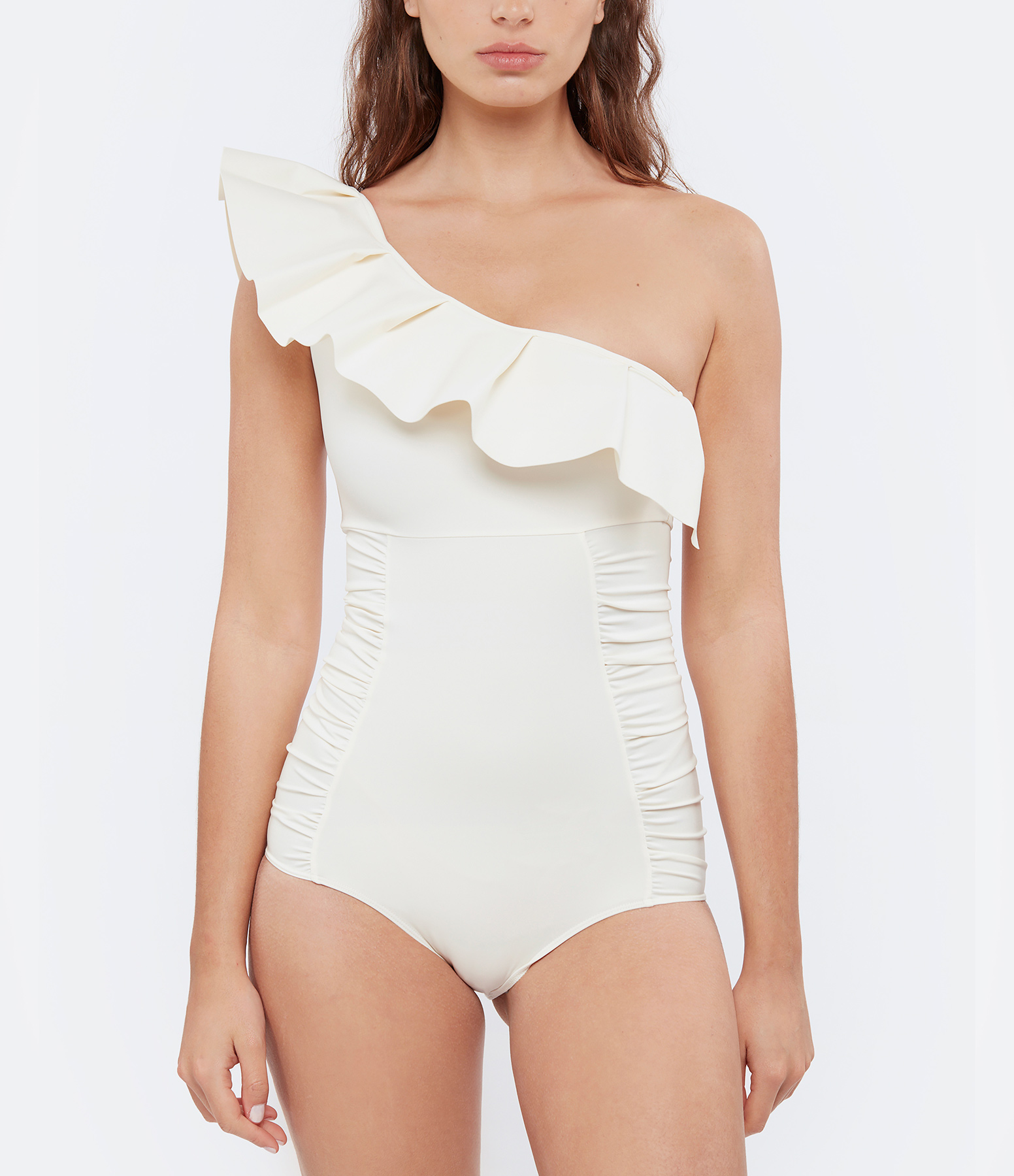 Orsay Cream One-Piece Swimsuit