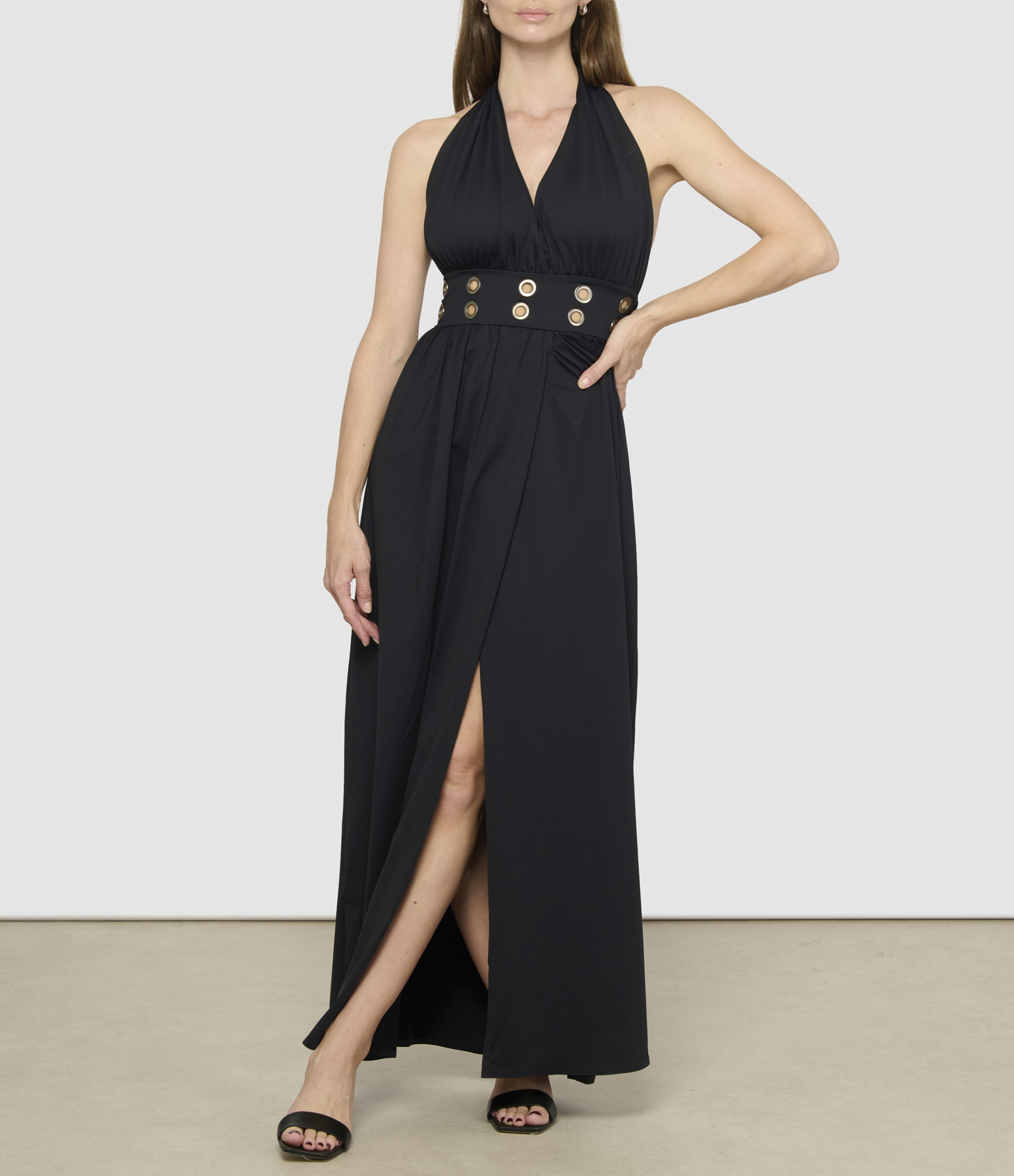 Black Sequinned Dress