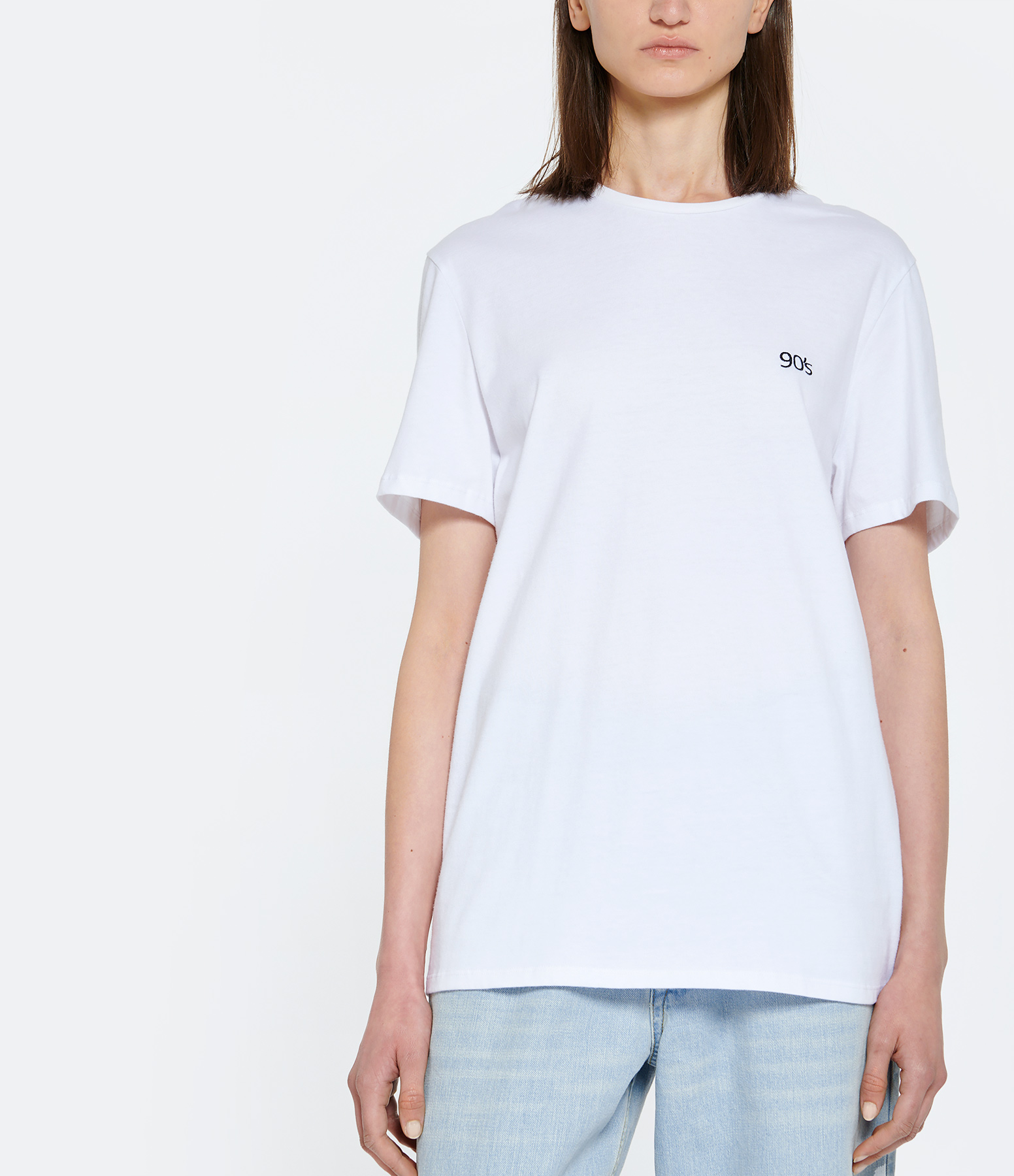 White T-shirt, Majestic x Wendy Swan collaboration
