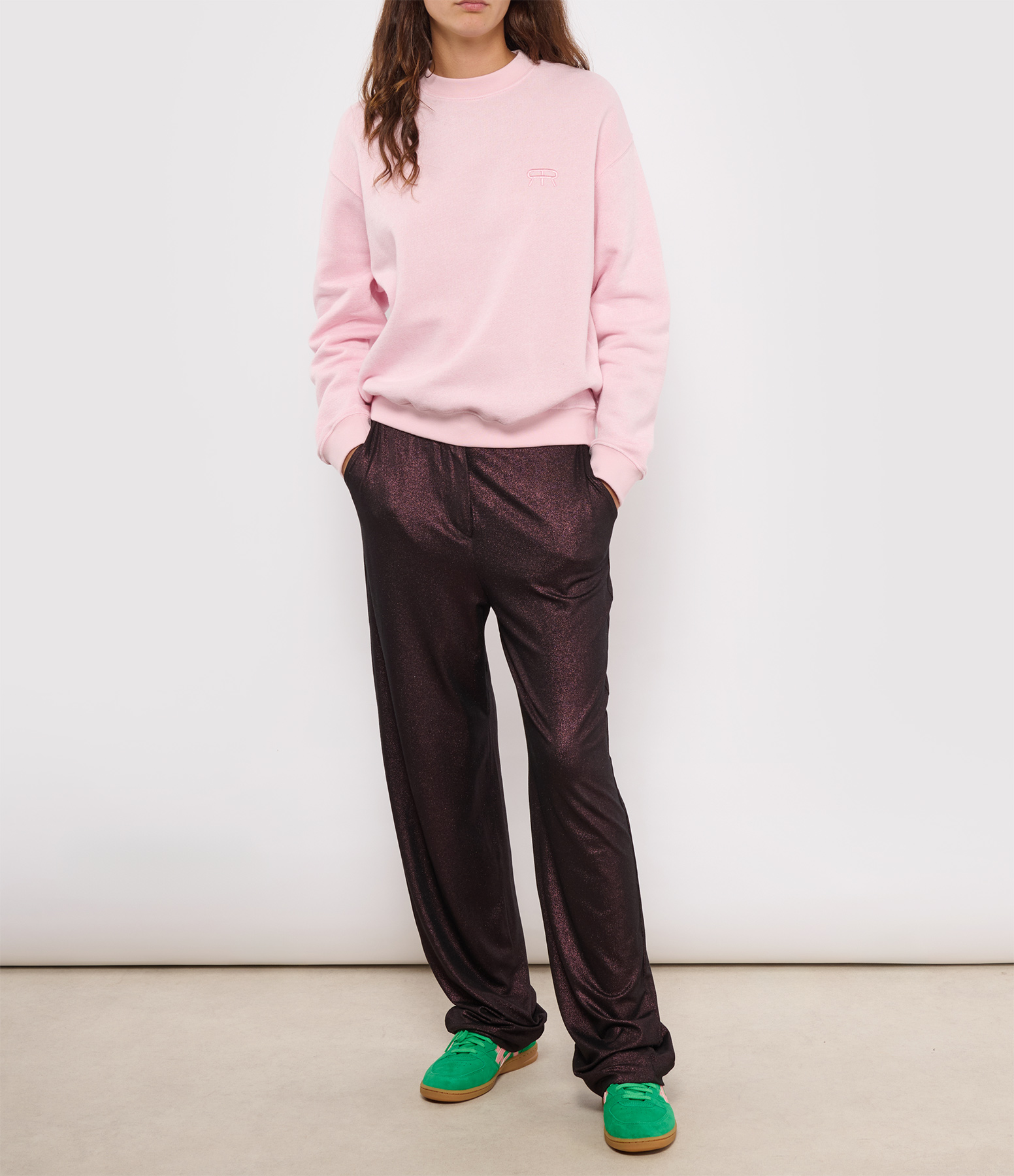 Bordeaux Metal Trousers