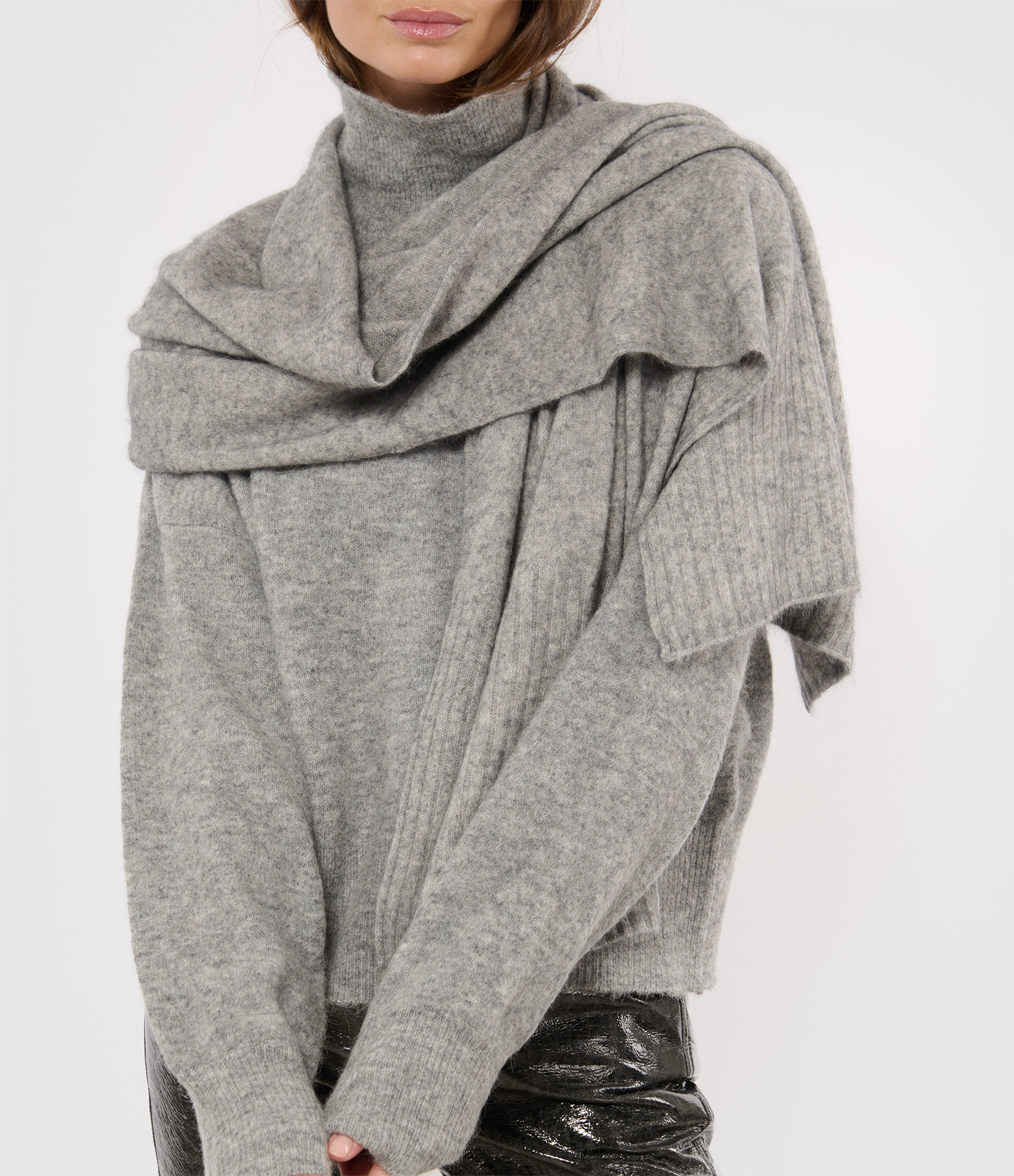Mottled Grey Scarf