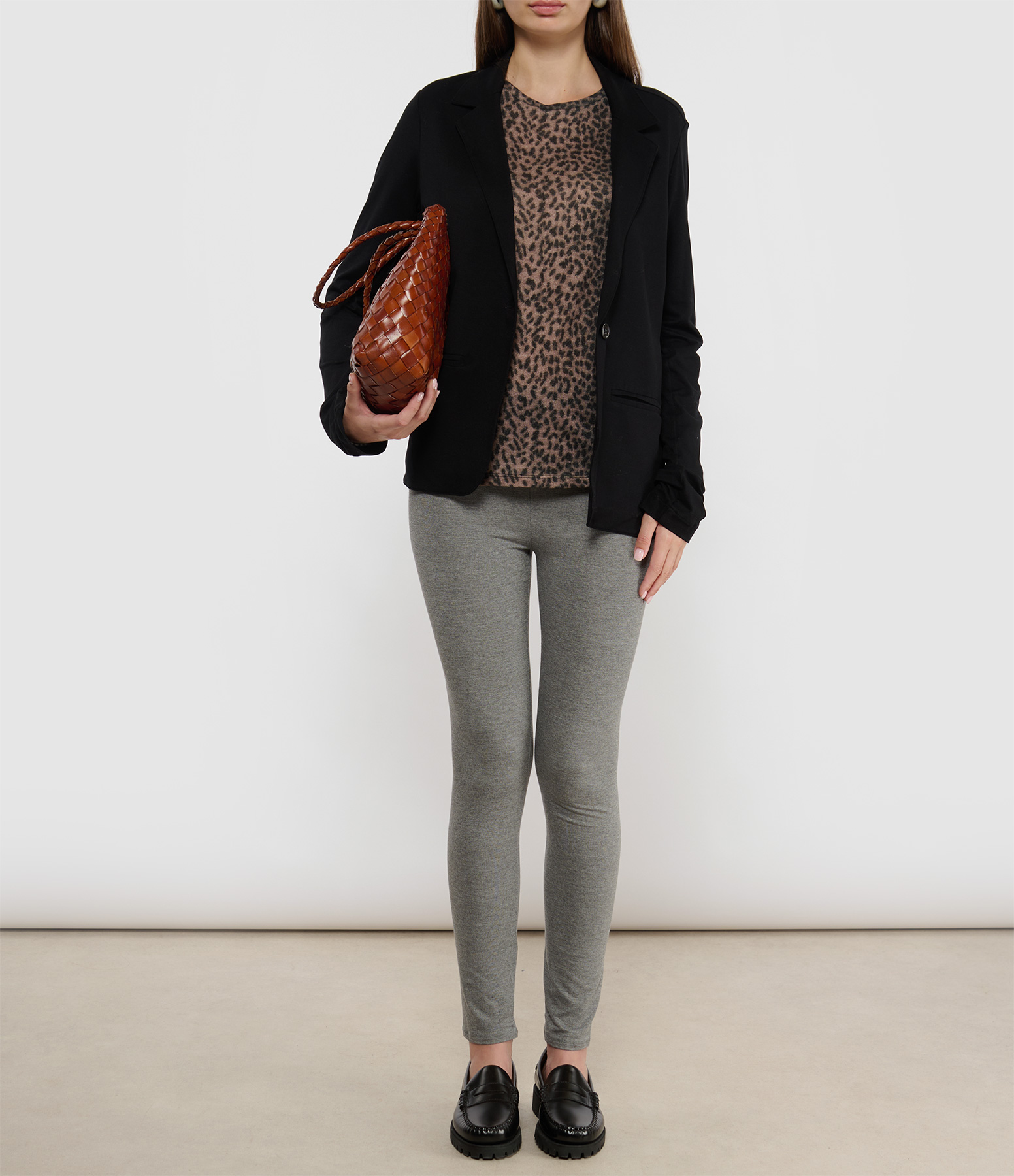 Black Single-Button Jacket