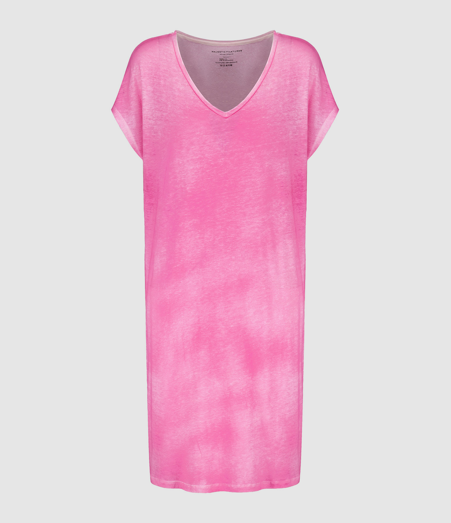 Flamingo Linen Dress