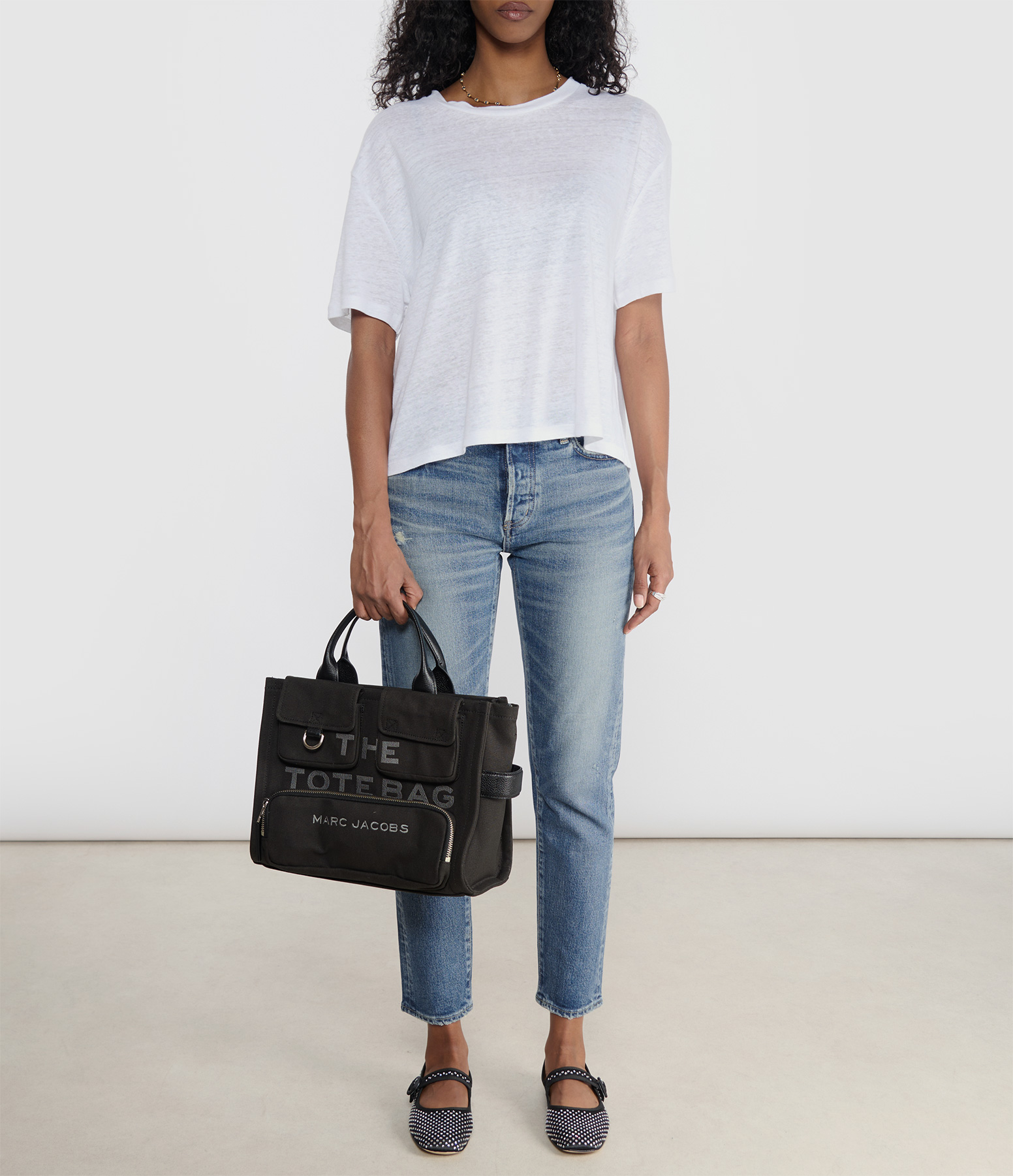 The Cargo Medium Tote Bag – Black