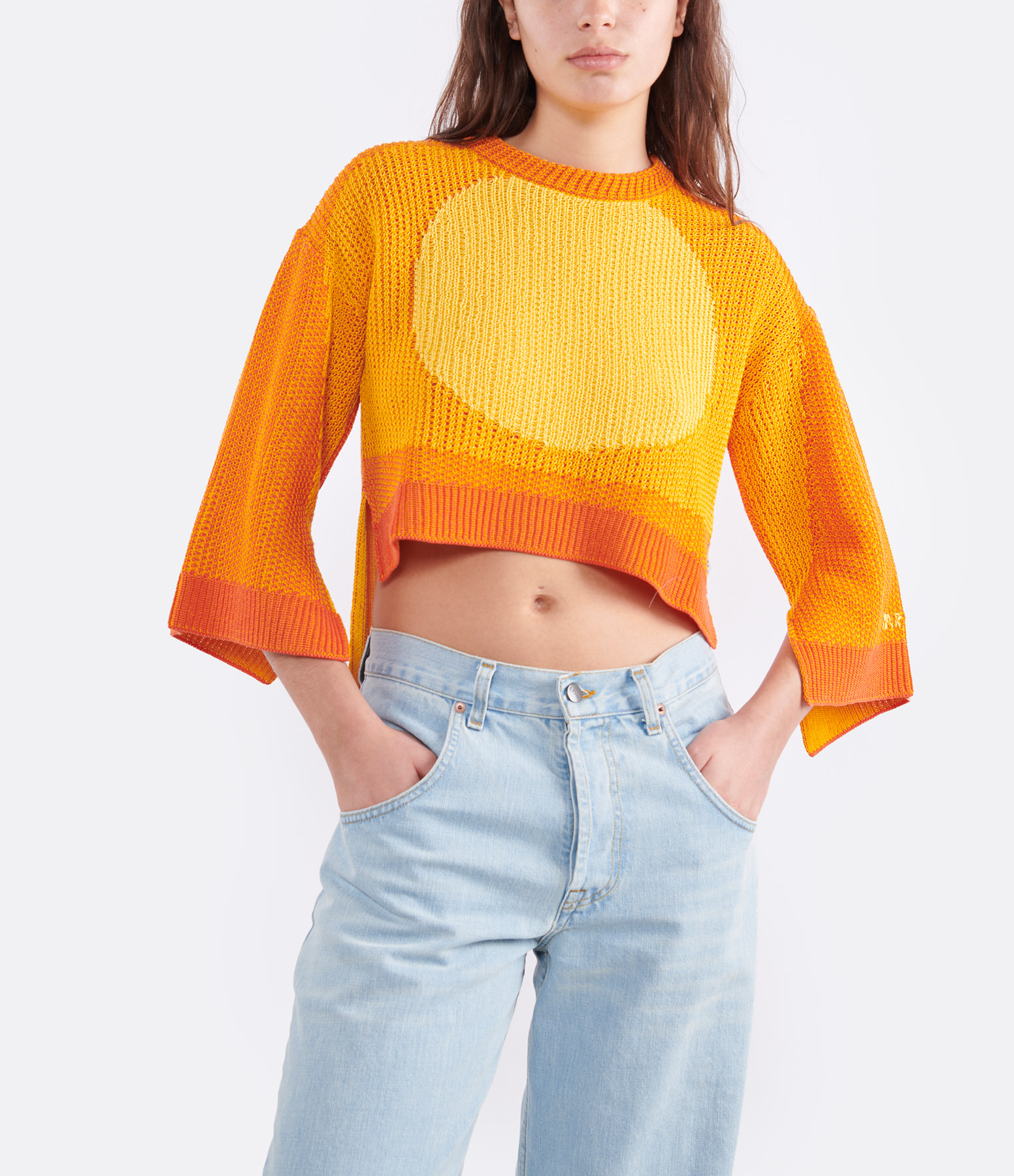 Light Orange Cotton Jumper