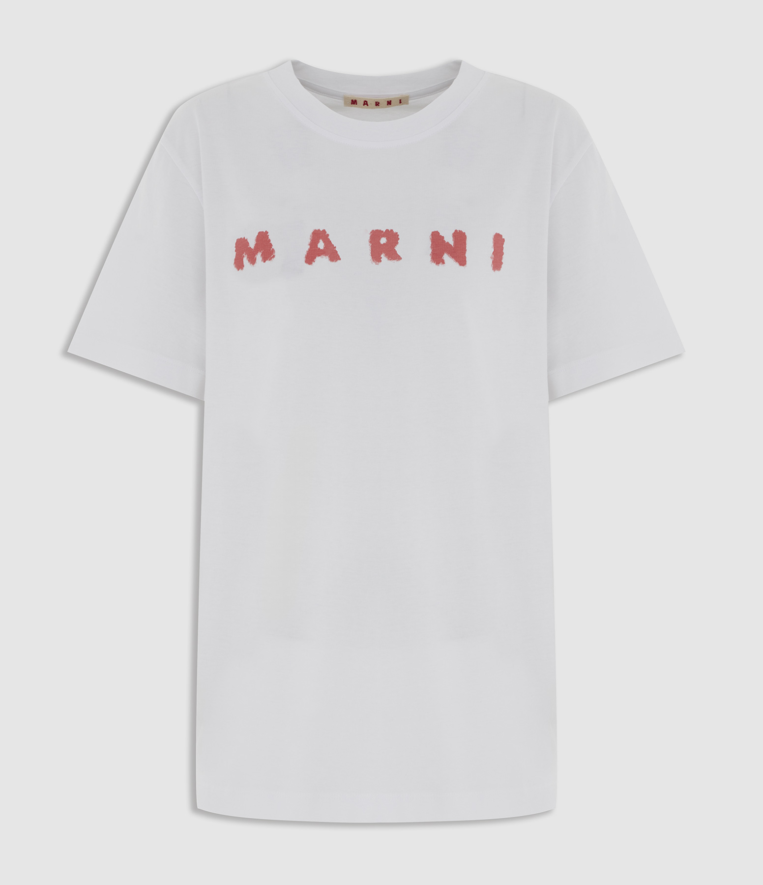 White Lily T-shirt with Red Painted Logo