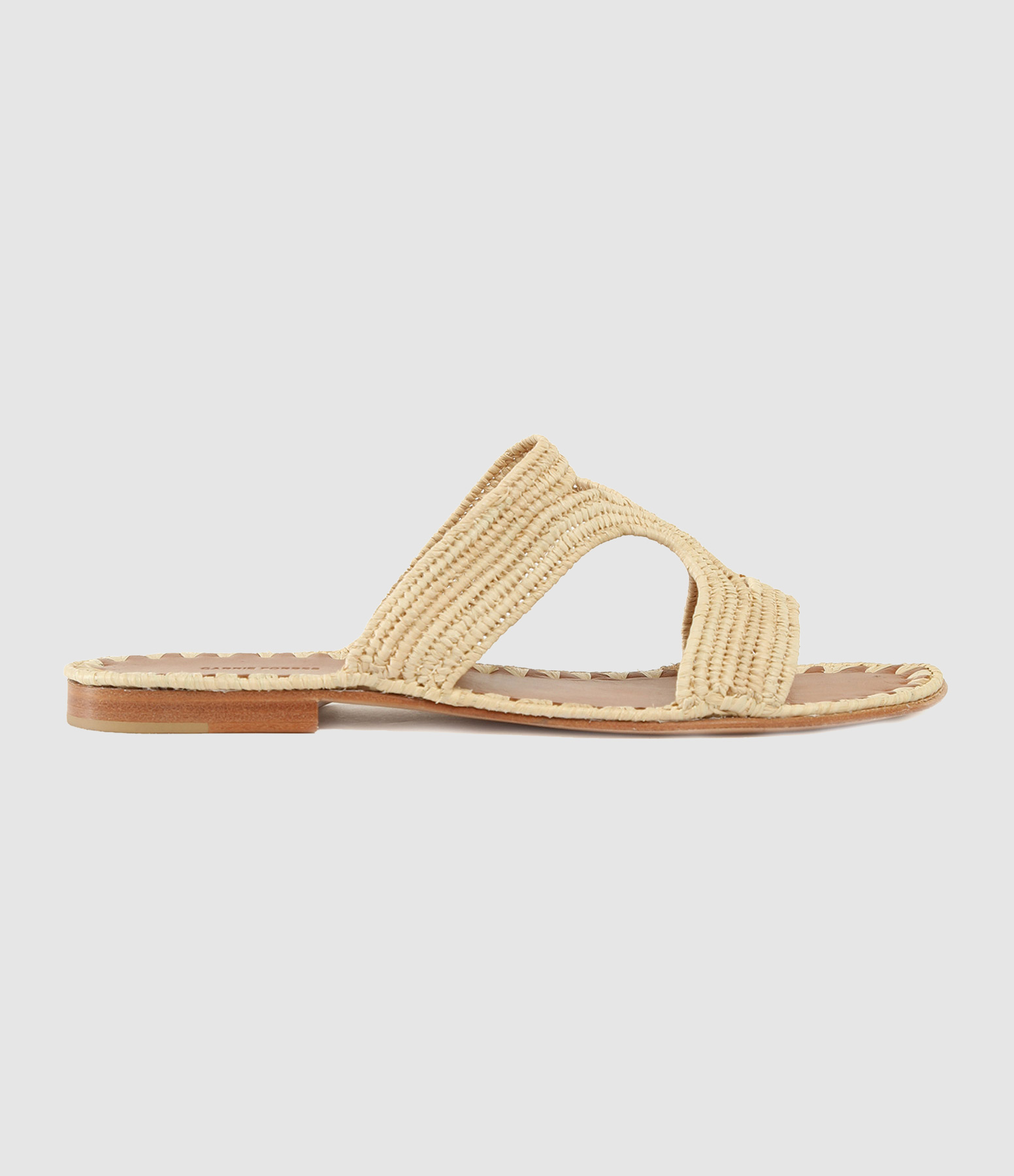 Moha Raphia Natural Mules