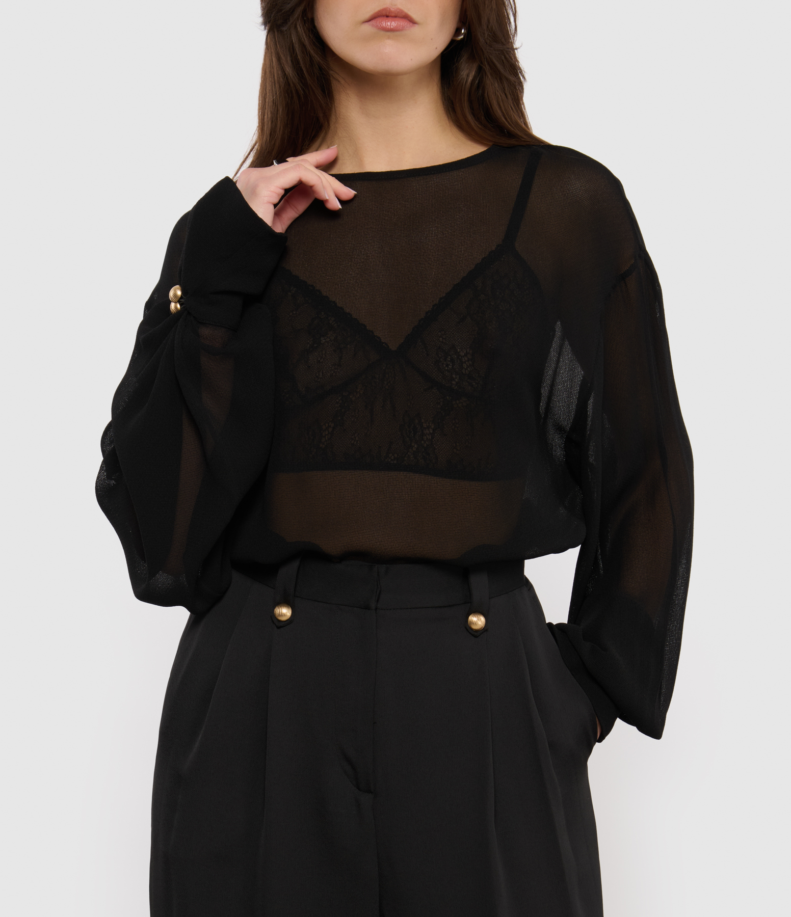 Black Esther Top