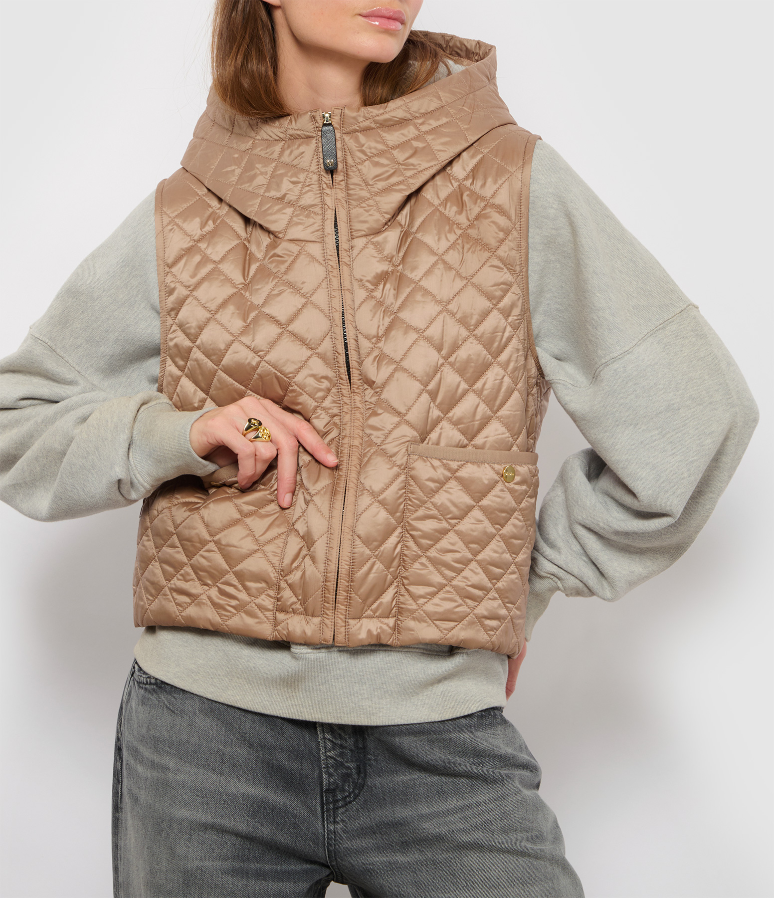 Lily Camel Down Jacket, The Cube