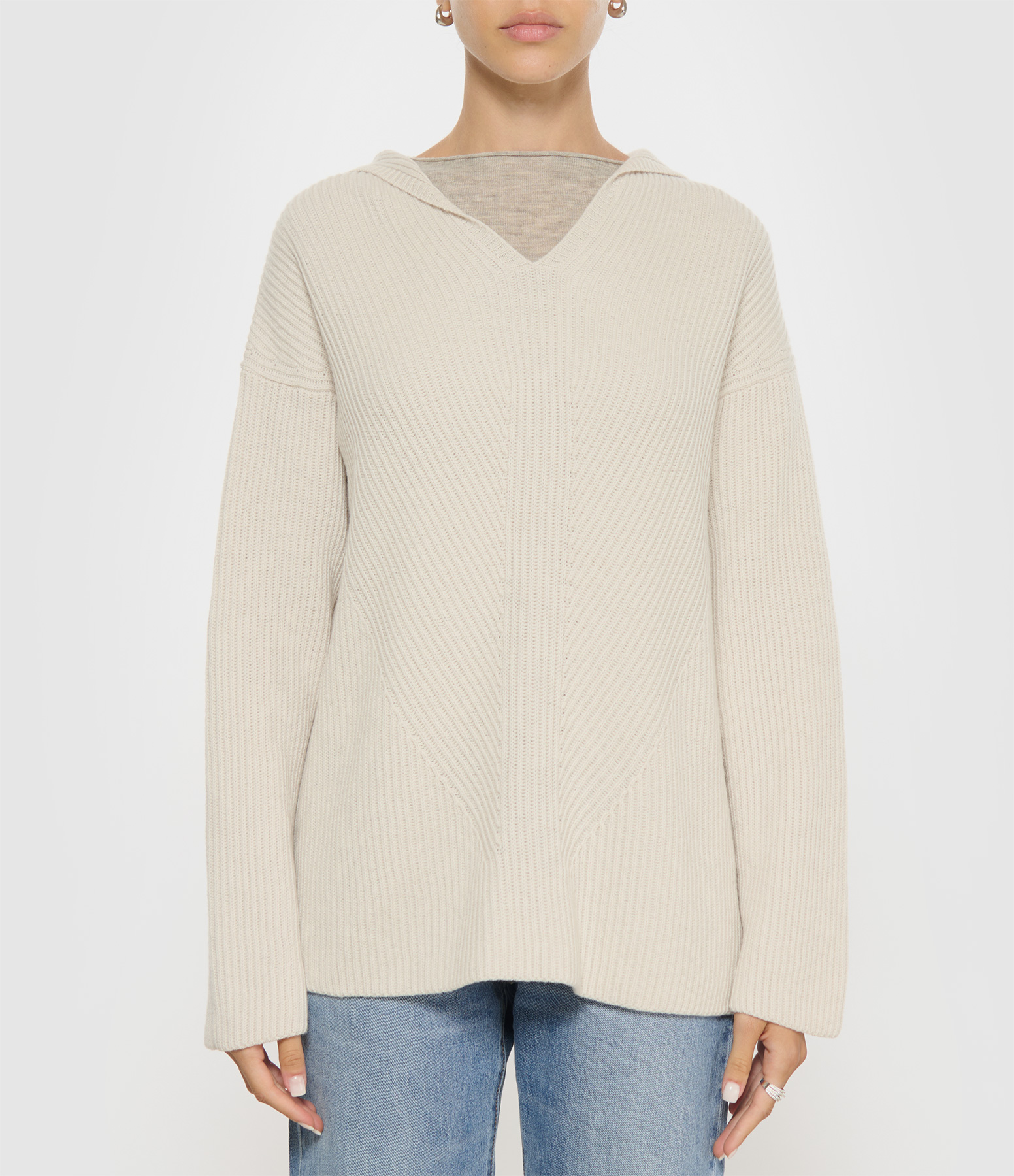 Falcone White Jumper