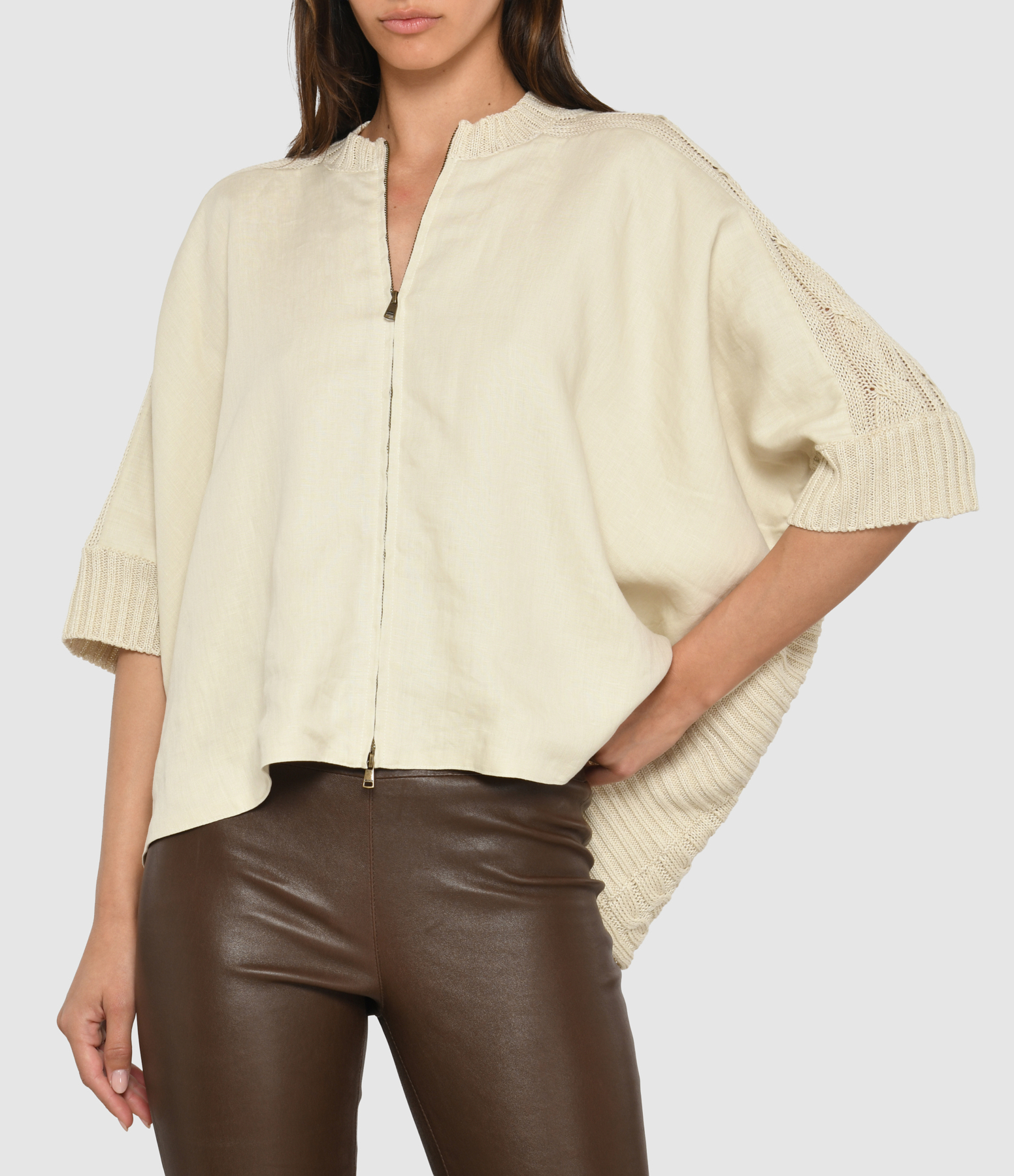 Eresia Beige Cardigan