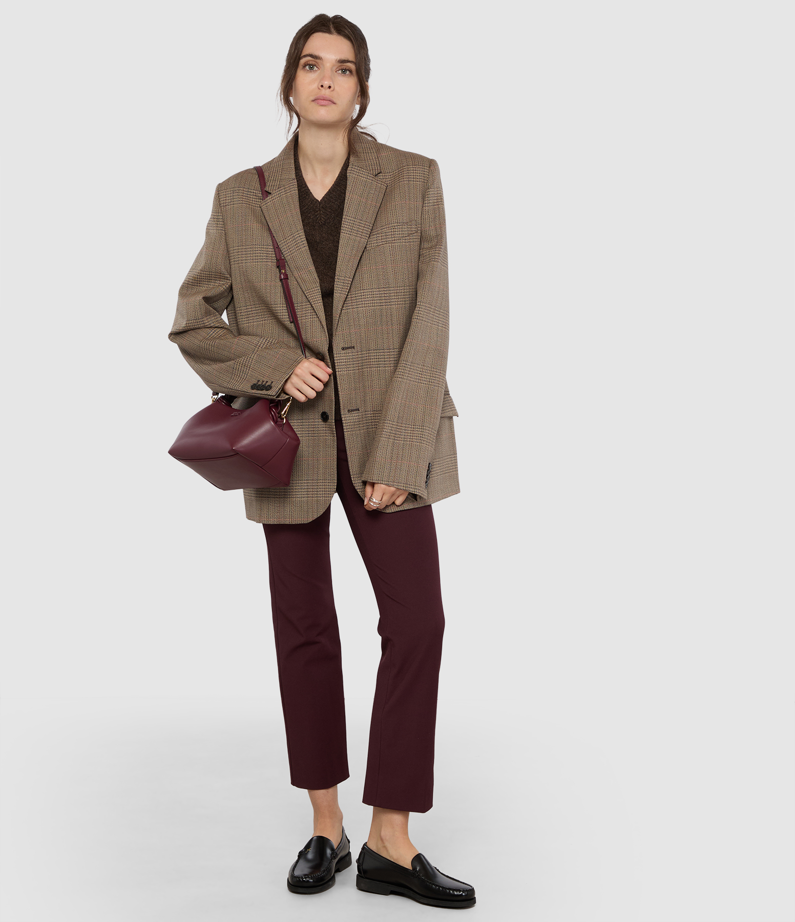 Umanita Bordeaux Trousers, 'S Max