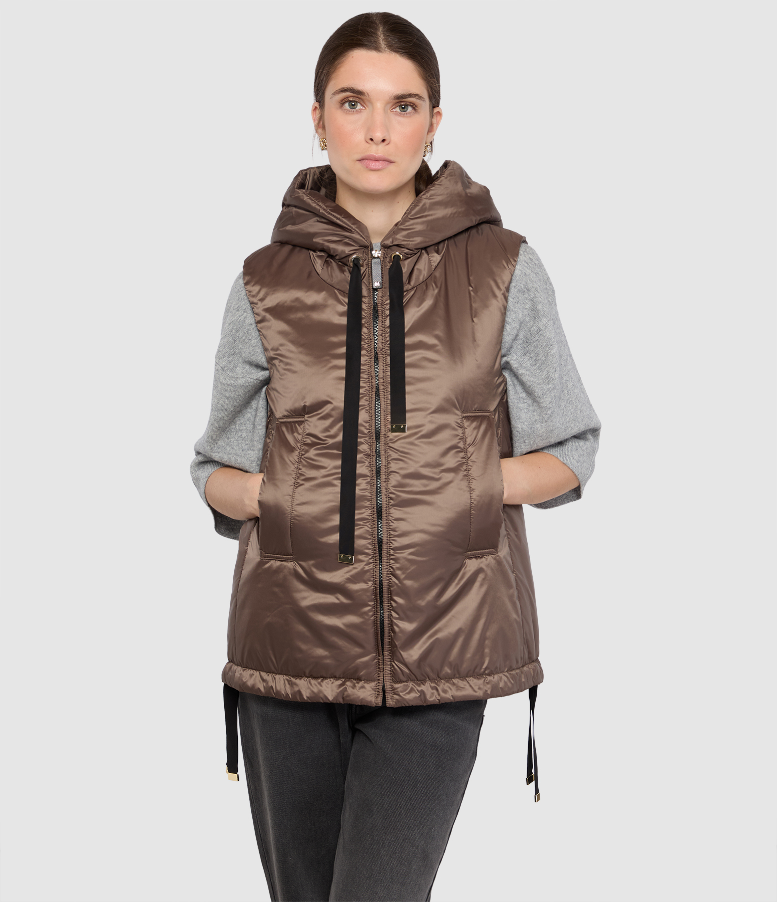 Greengo Brown Down Jacket, The Cube