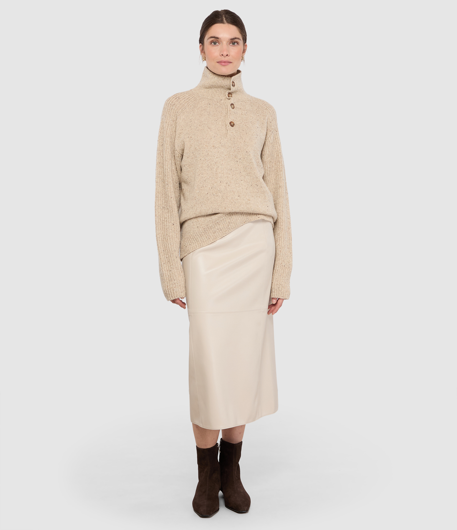 Crisma Beige Skirt, 'S Max
