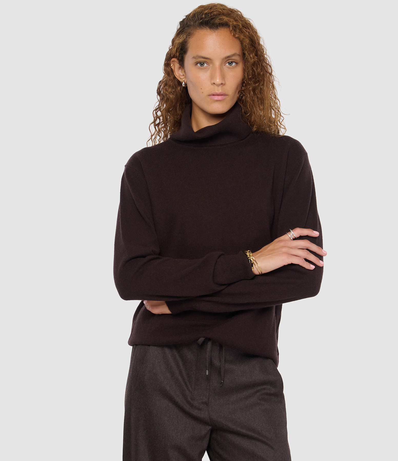 Ottelia Dark Brown Jumper, Max