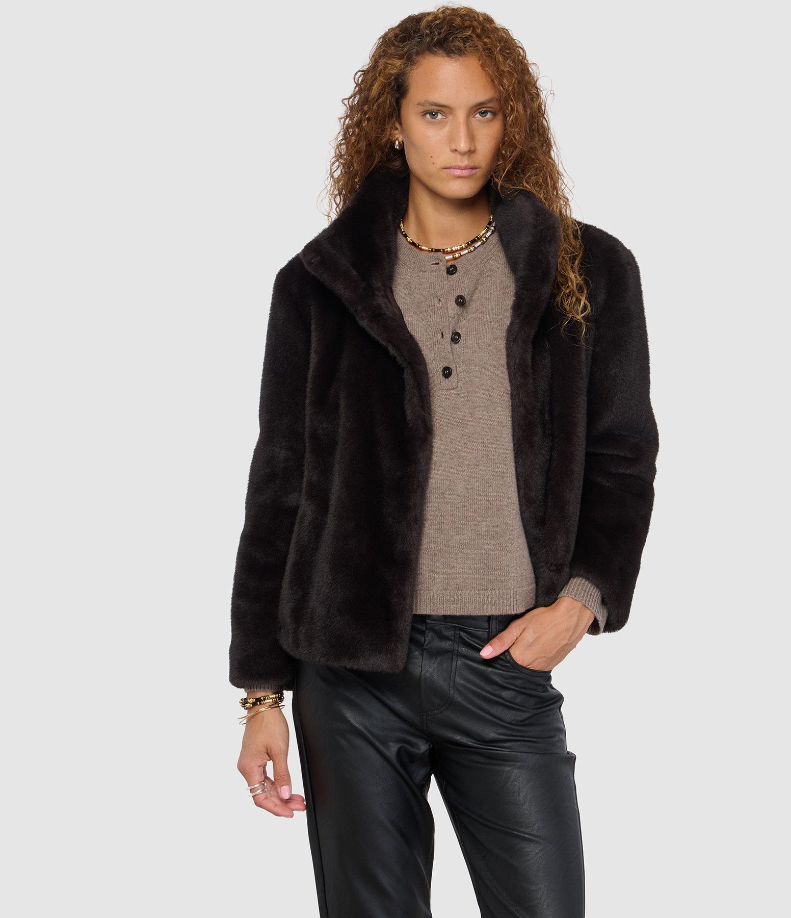 Crea Dark Brown Jacket, 'S Max
