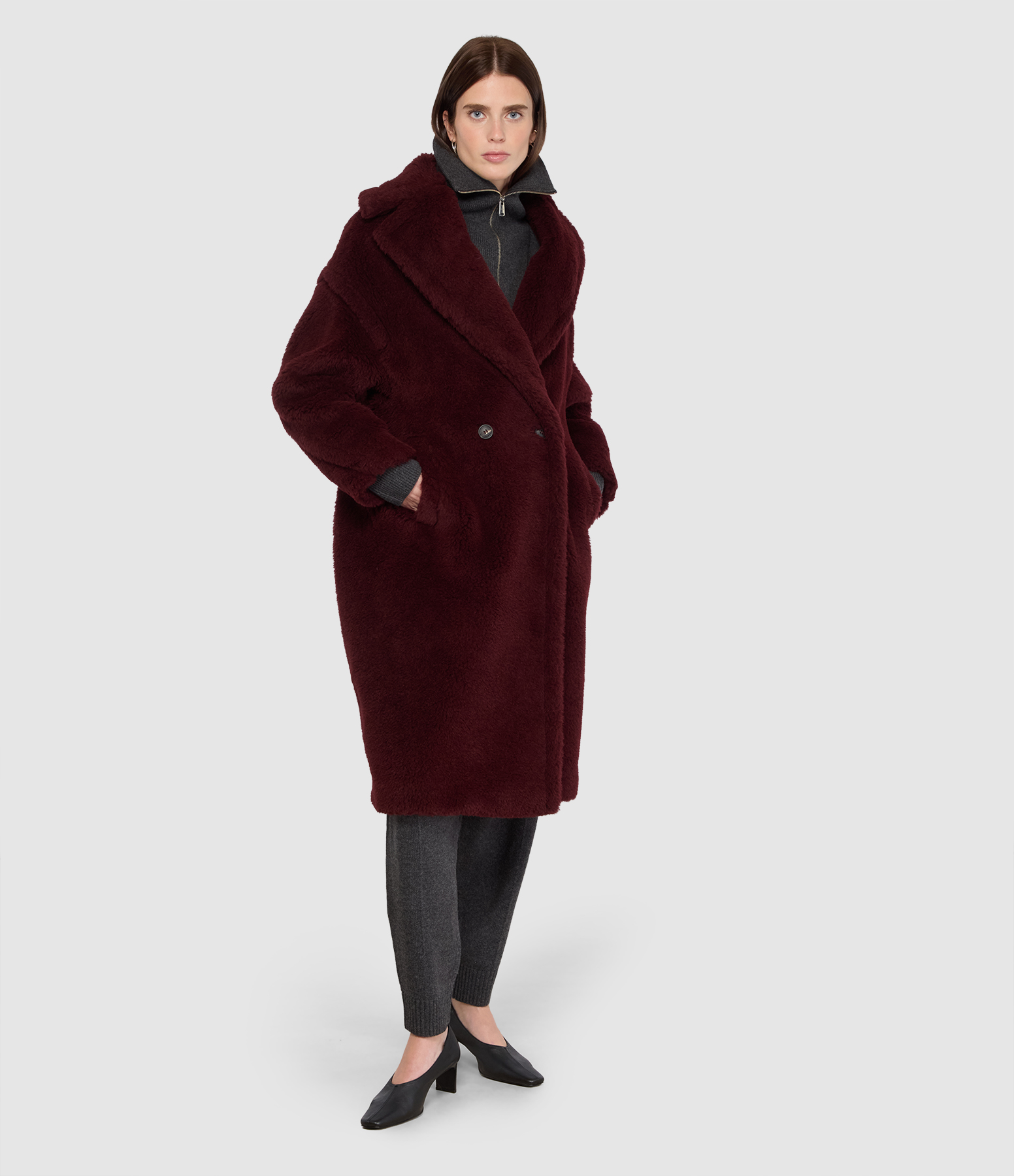Tedgirl Purple Coat