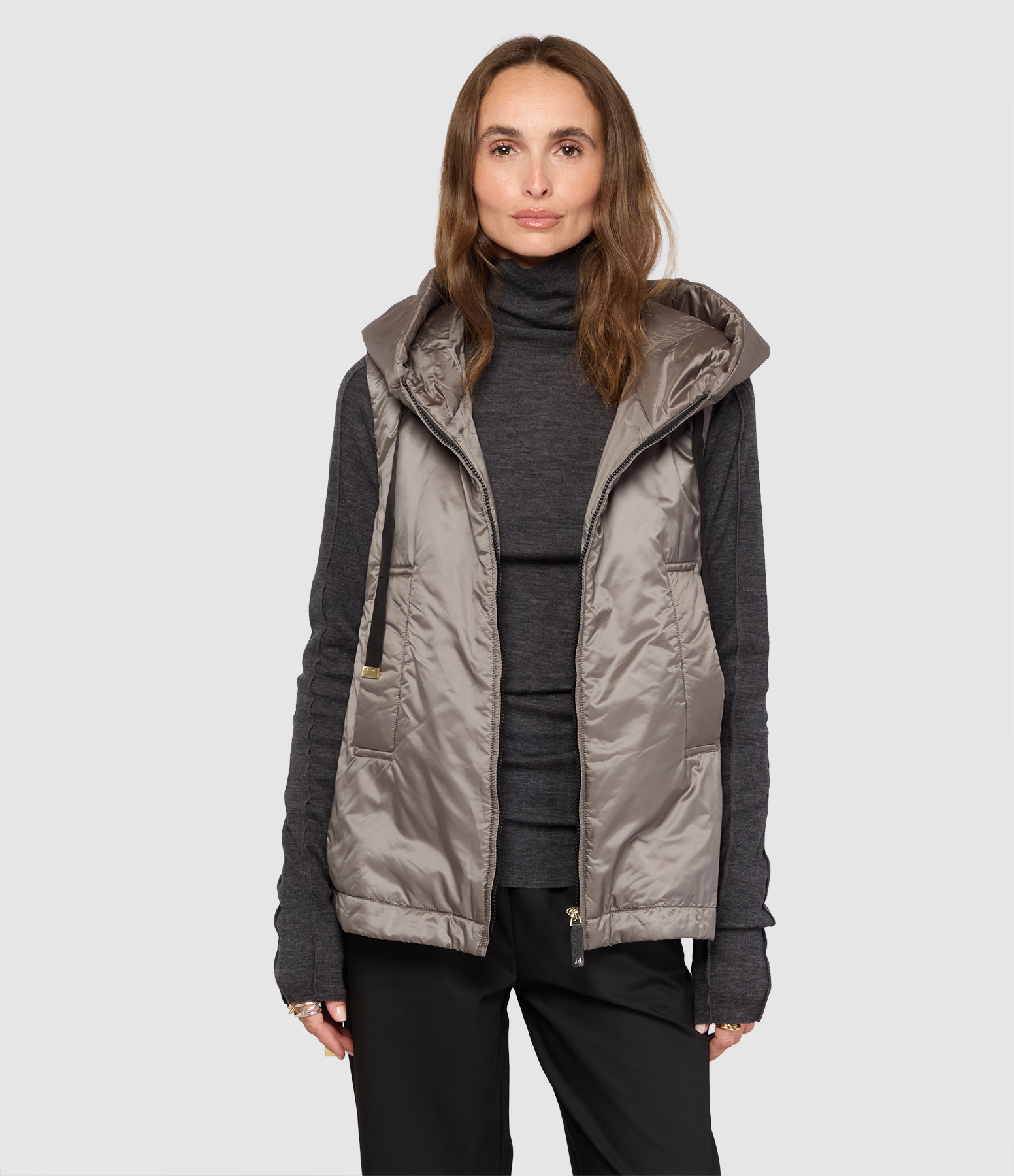 Greengo Grey Down Jacket