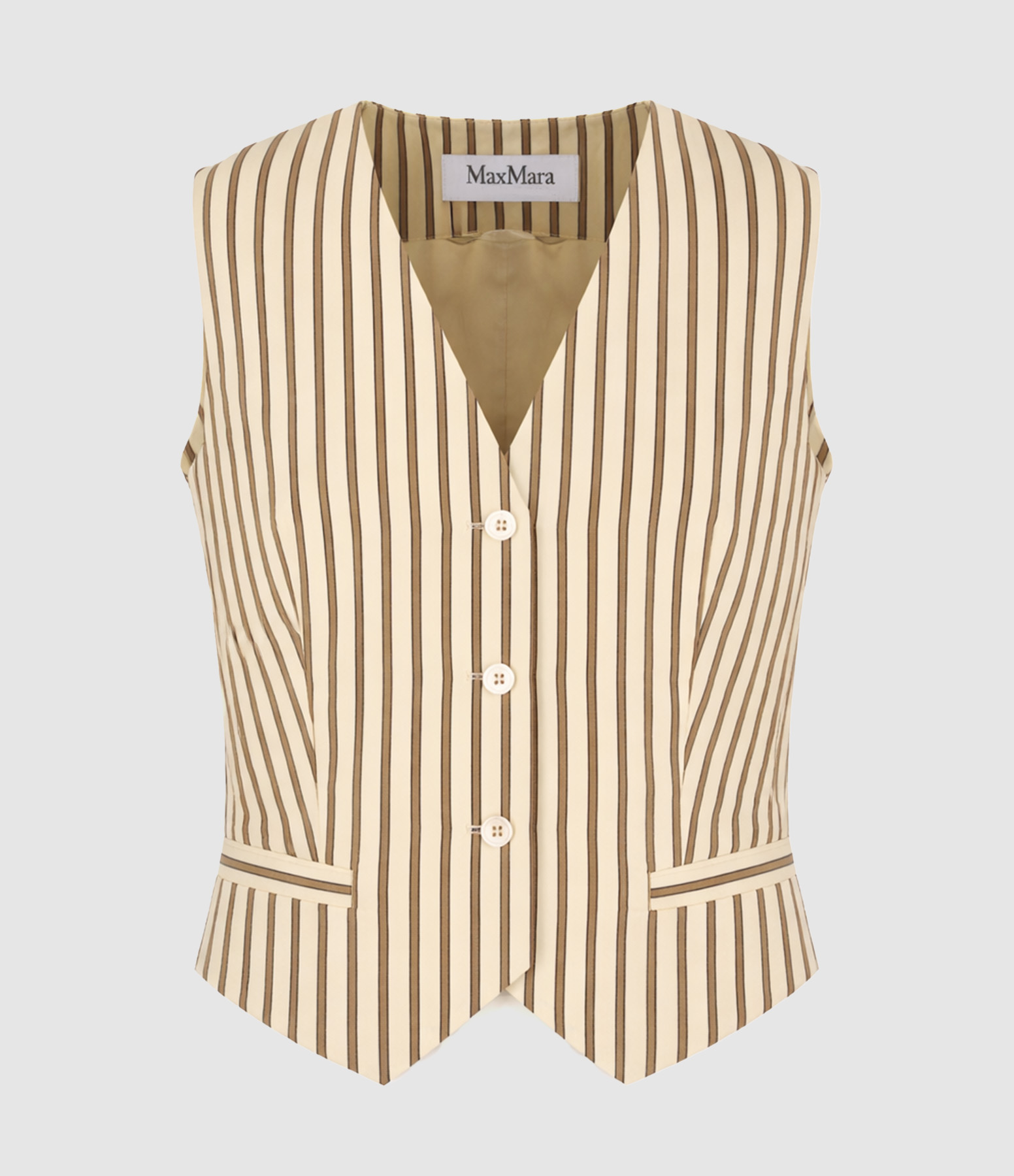 Fauno Beige Waistcoat