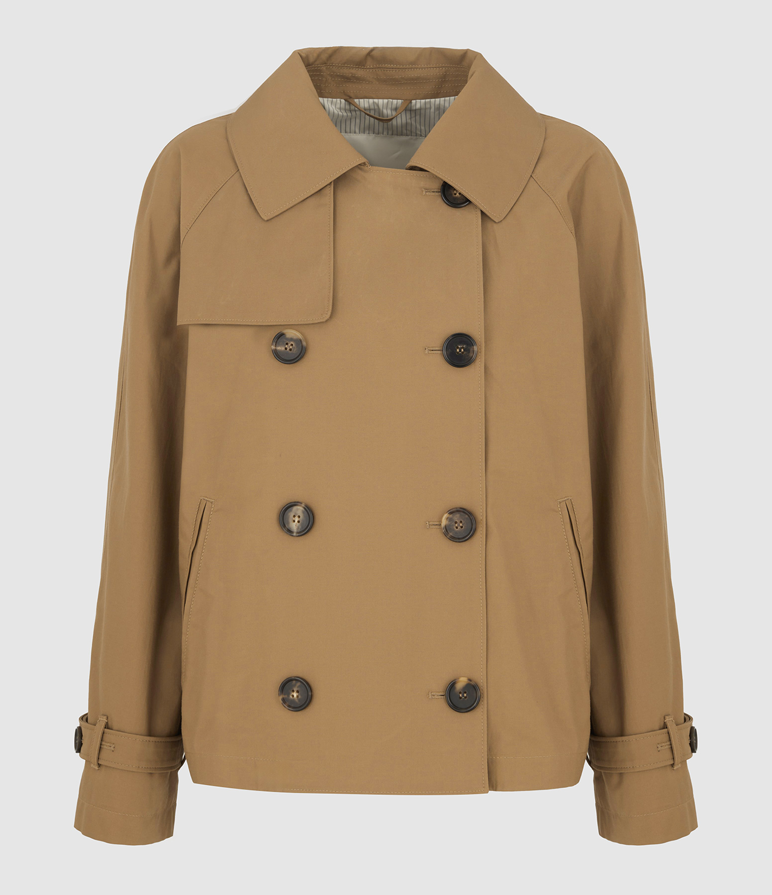 Esoro Brown Trench Coat