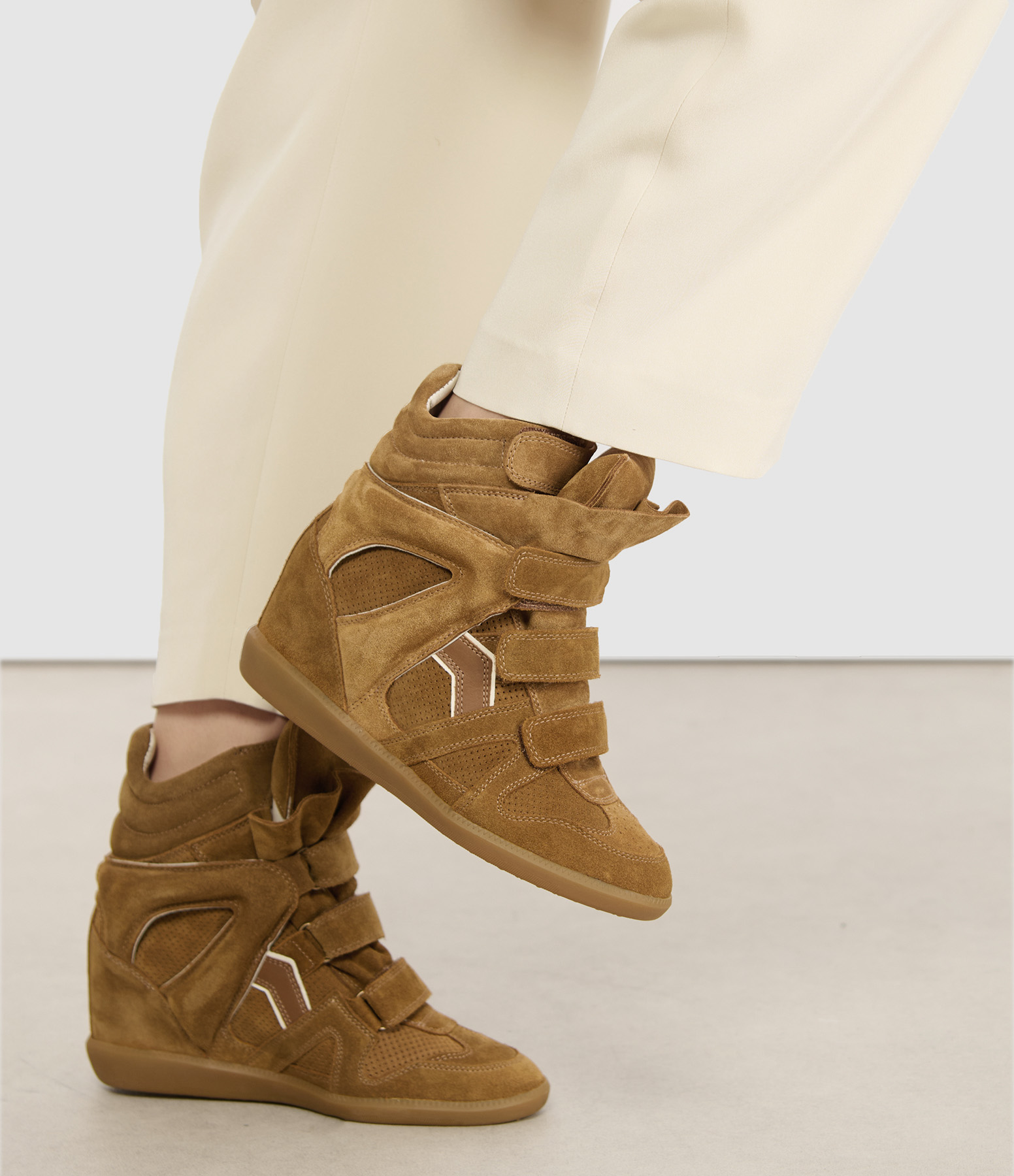 Bekett Cognac trainers