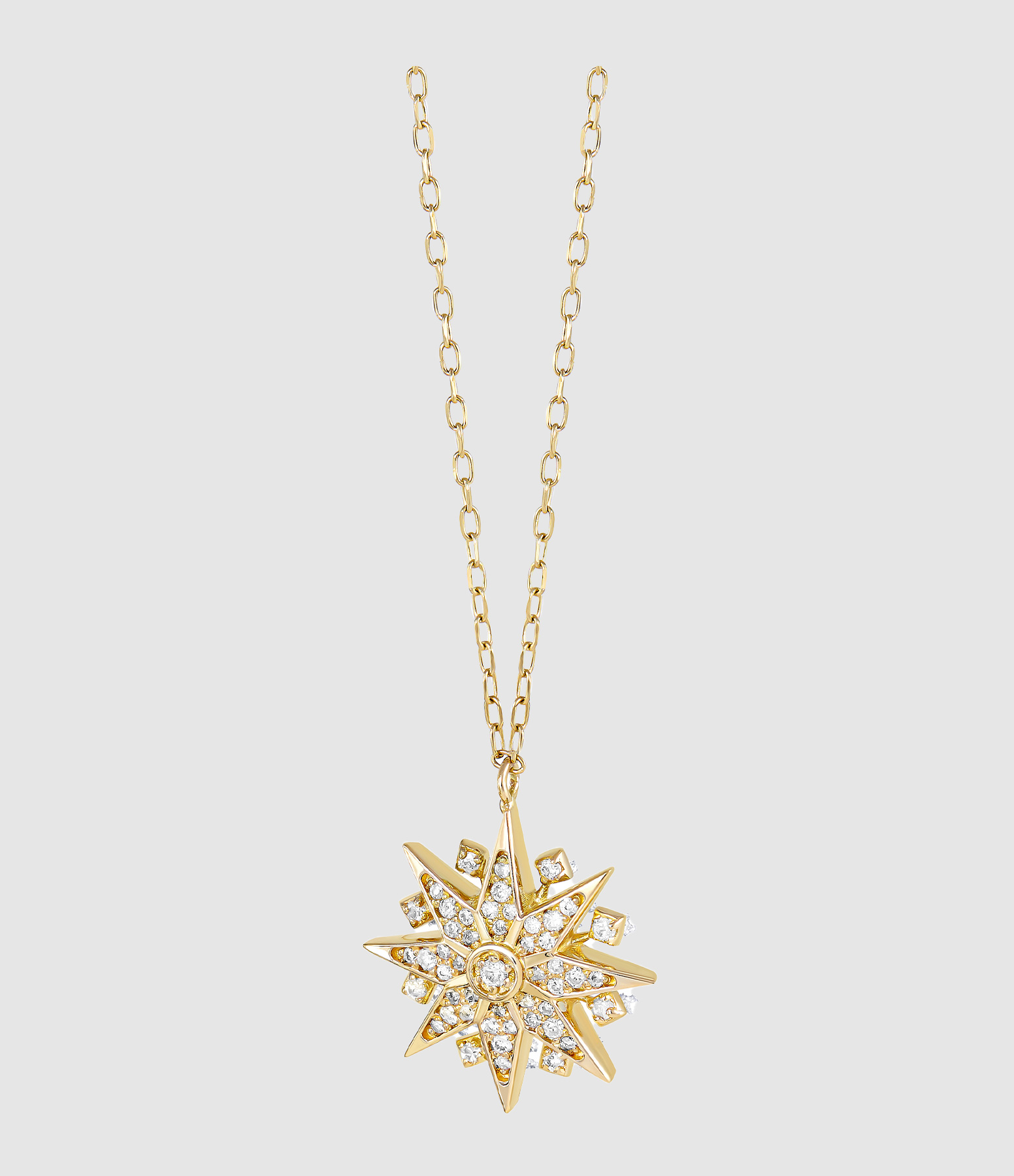 Diana Diamond Necklace in Yellow Gold