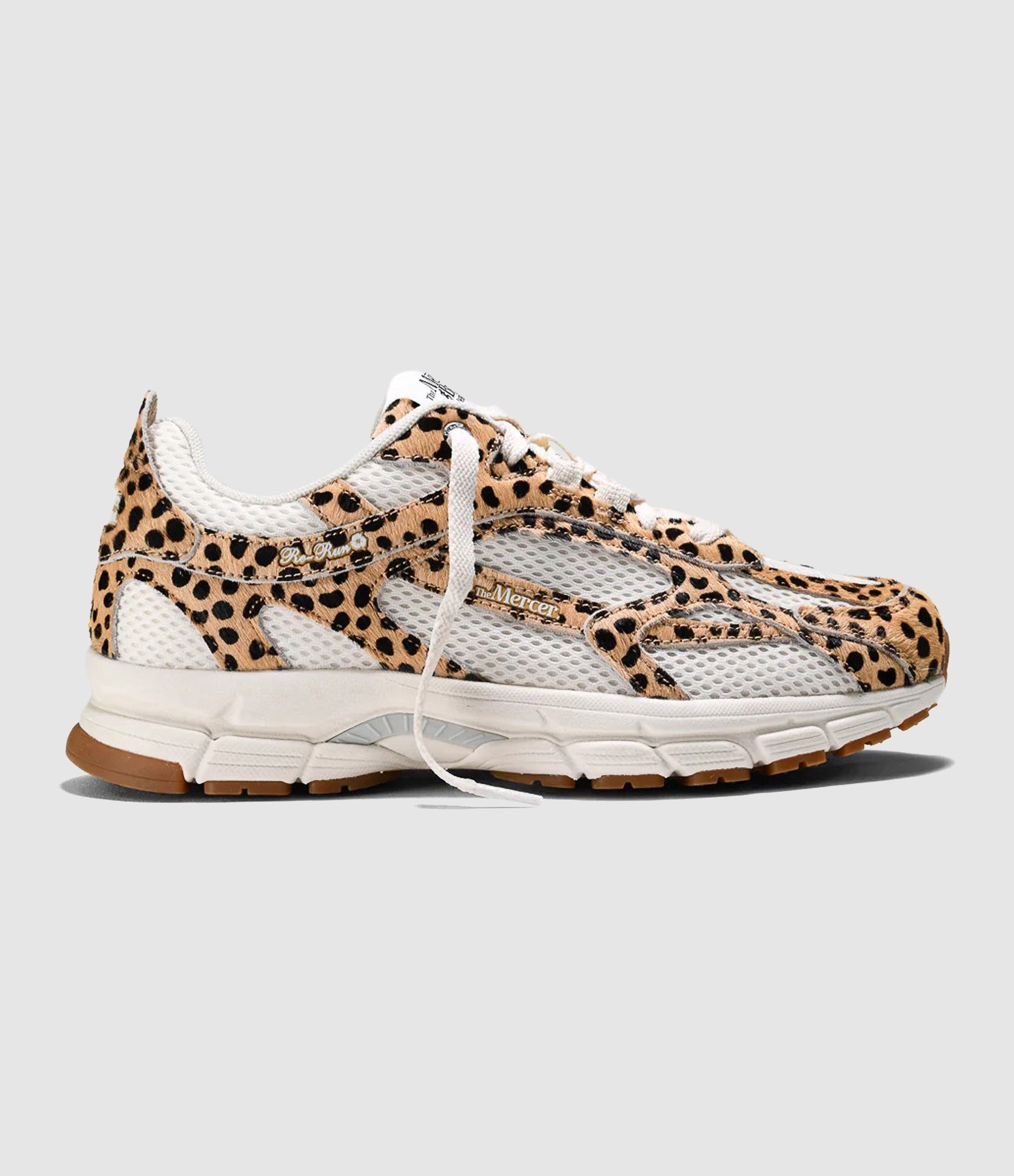 The Re-Run Spotted Leopard Brown Trainers