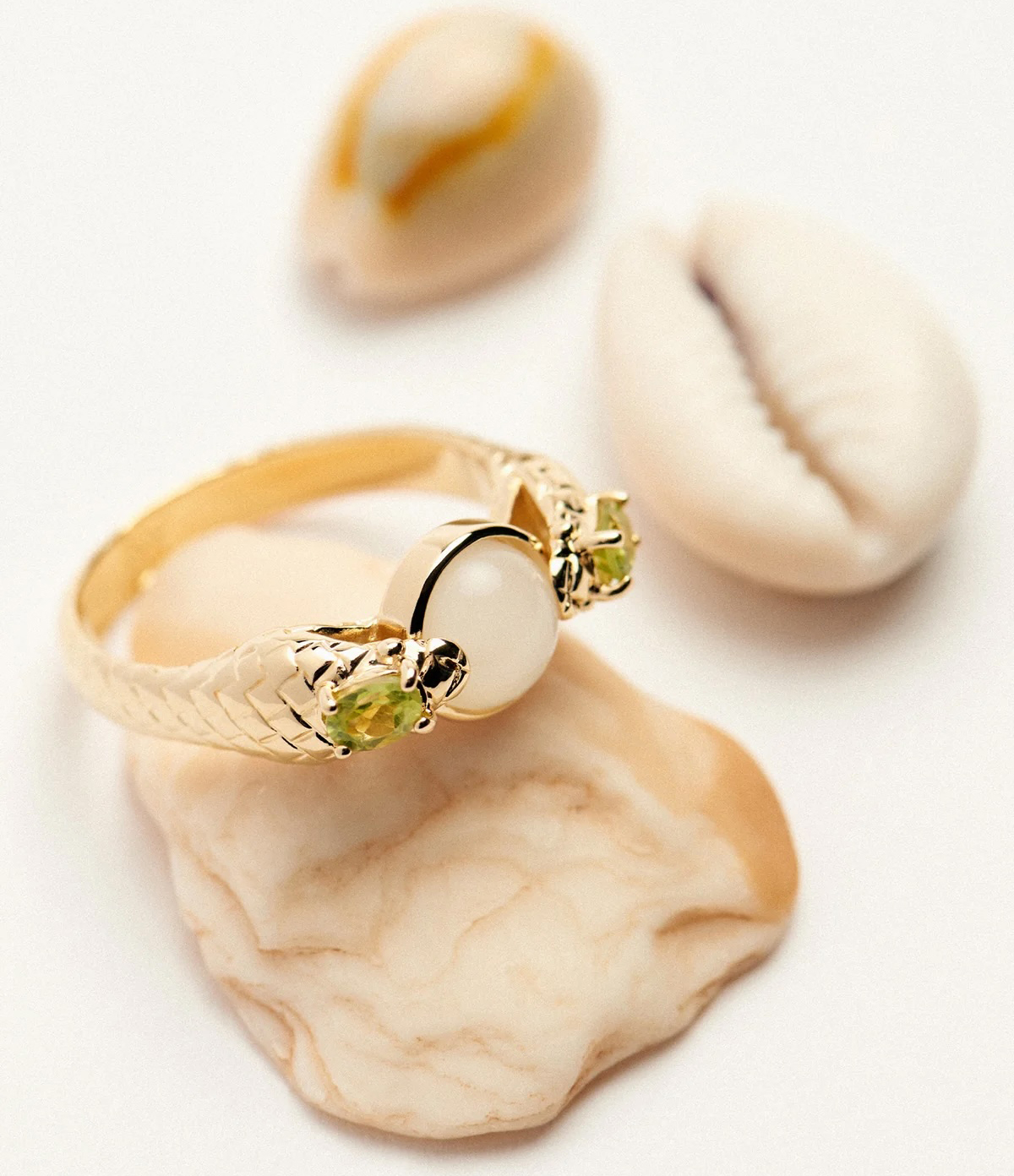 Gold Medusa Ring