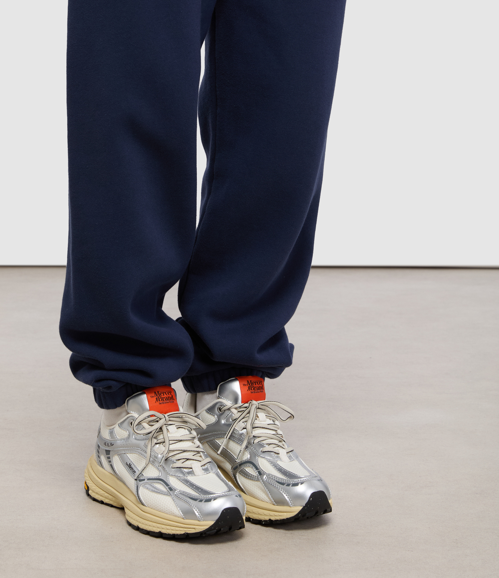 The Re-Run Vibram Silver trainers