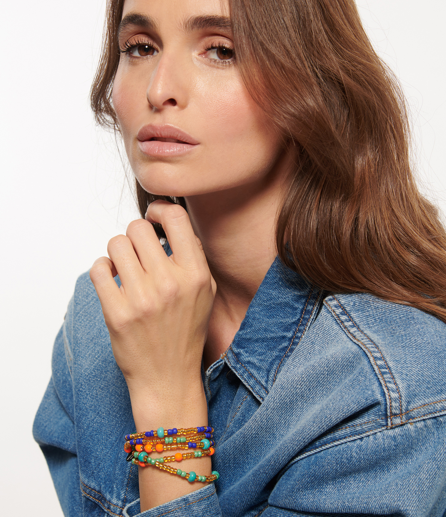 Nina 5T Multico Necklace and Bracelet Set