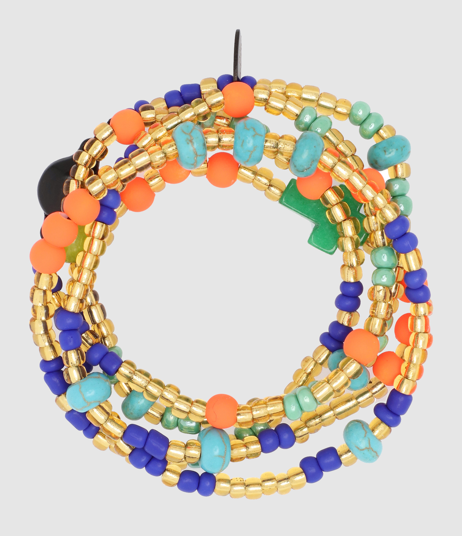 Nina 5T Multico Necklace and Bracelet Set