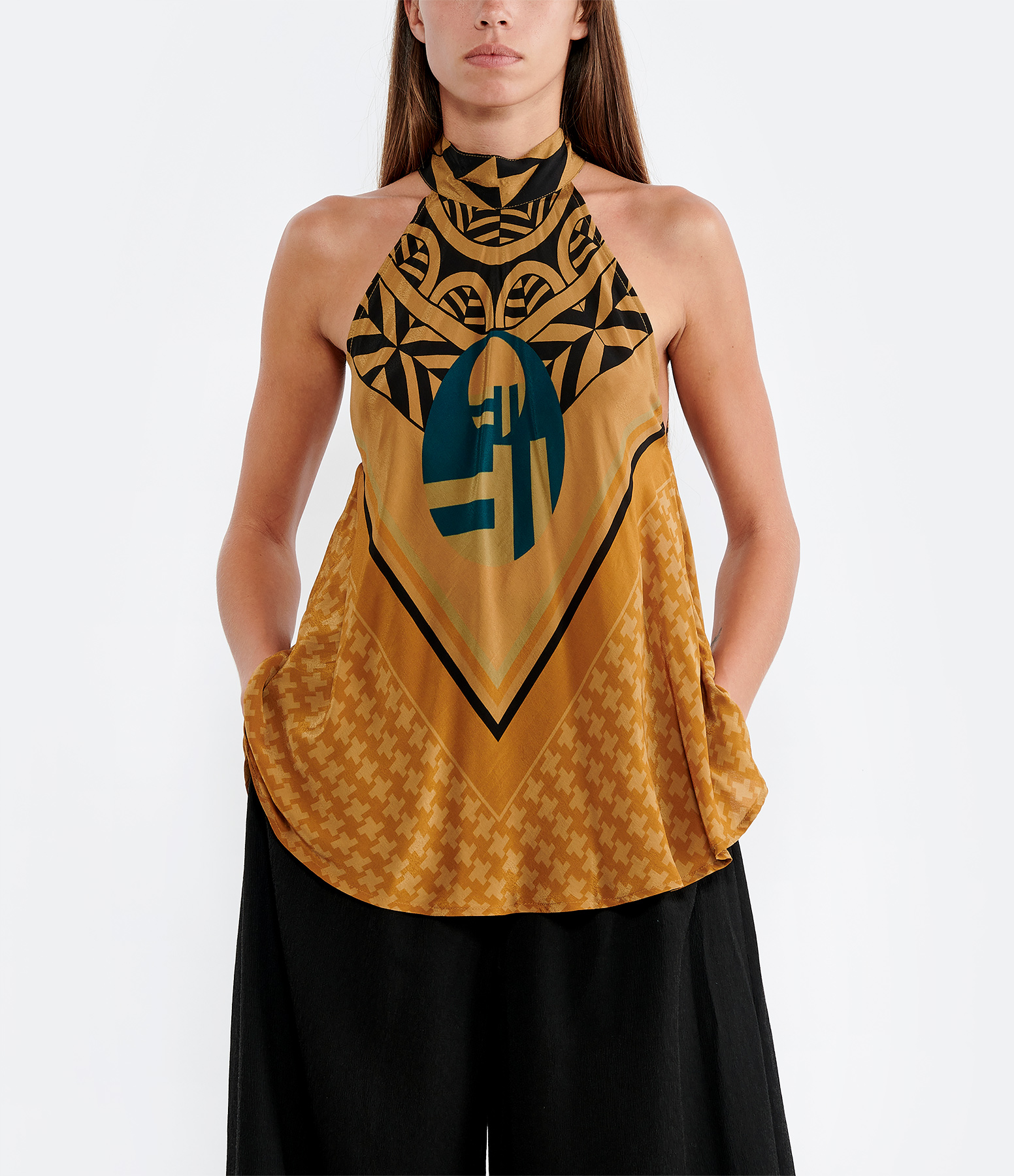 Multicoloured Morris Top