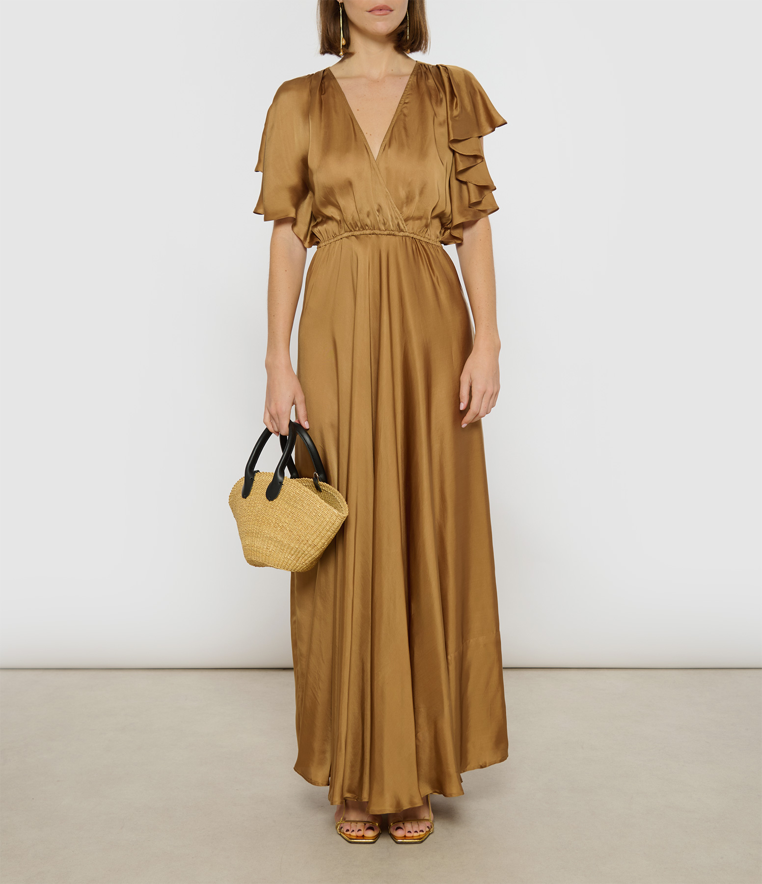 Cascais Caramel Dress