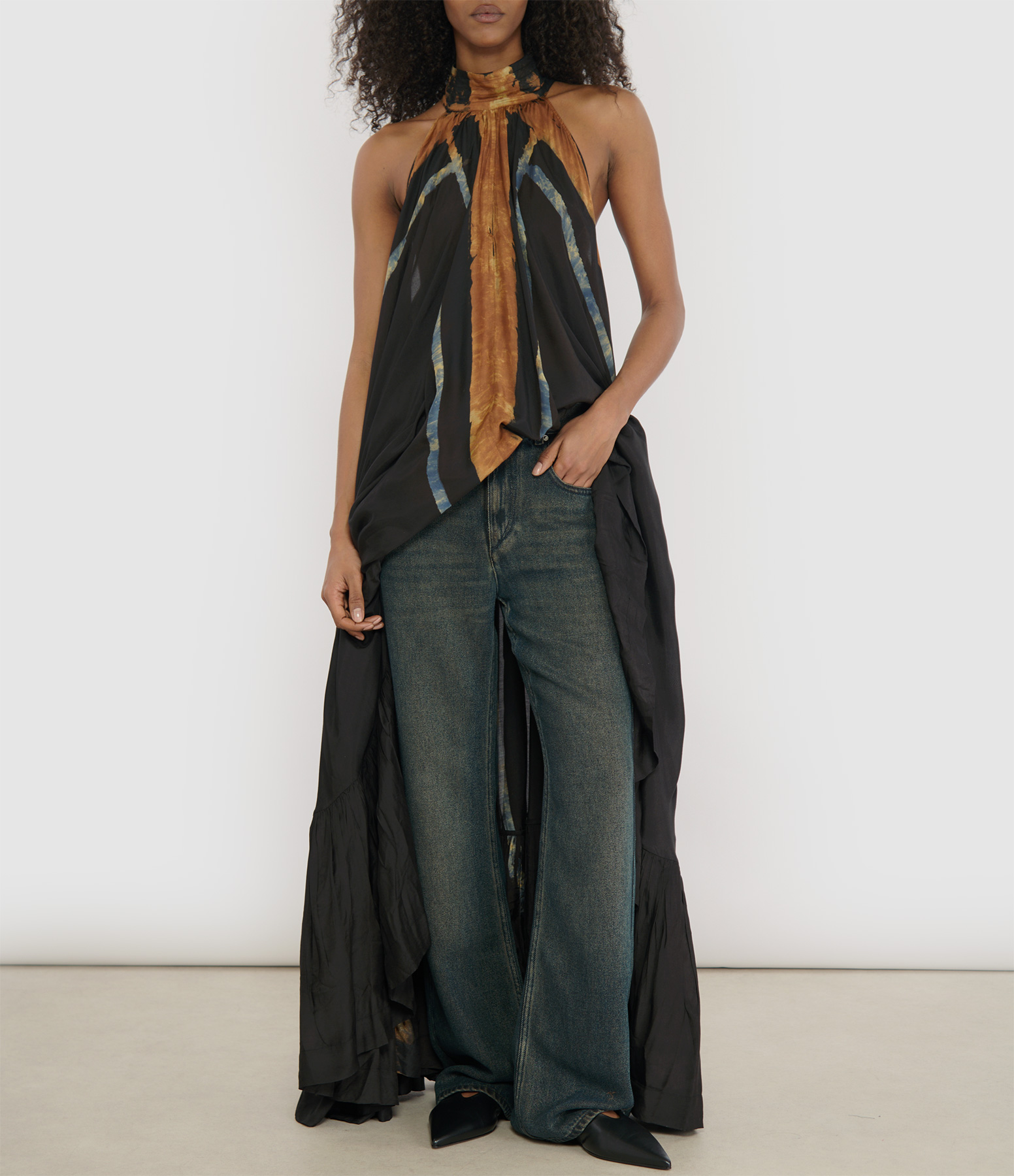 Lala Blue Ochre Dress