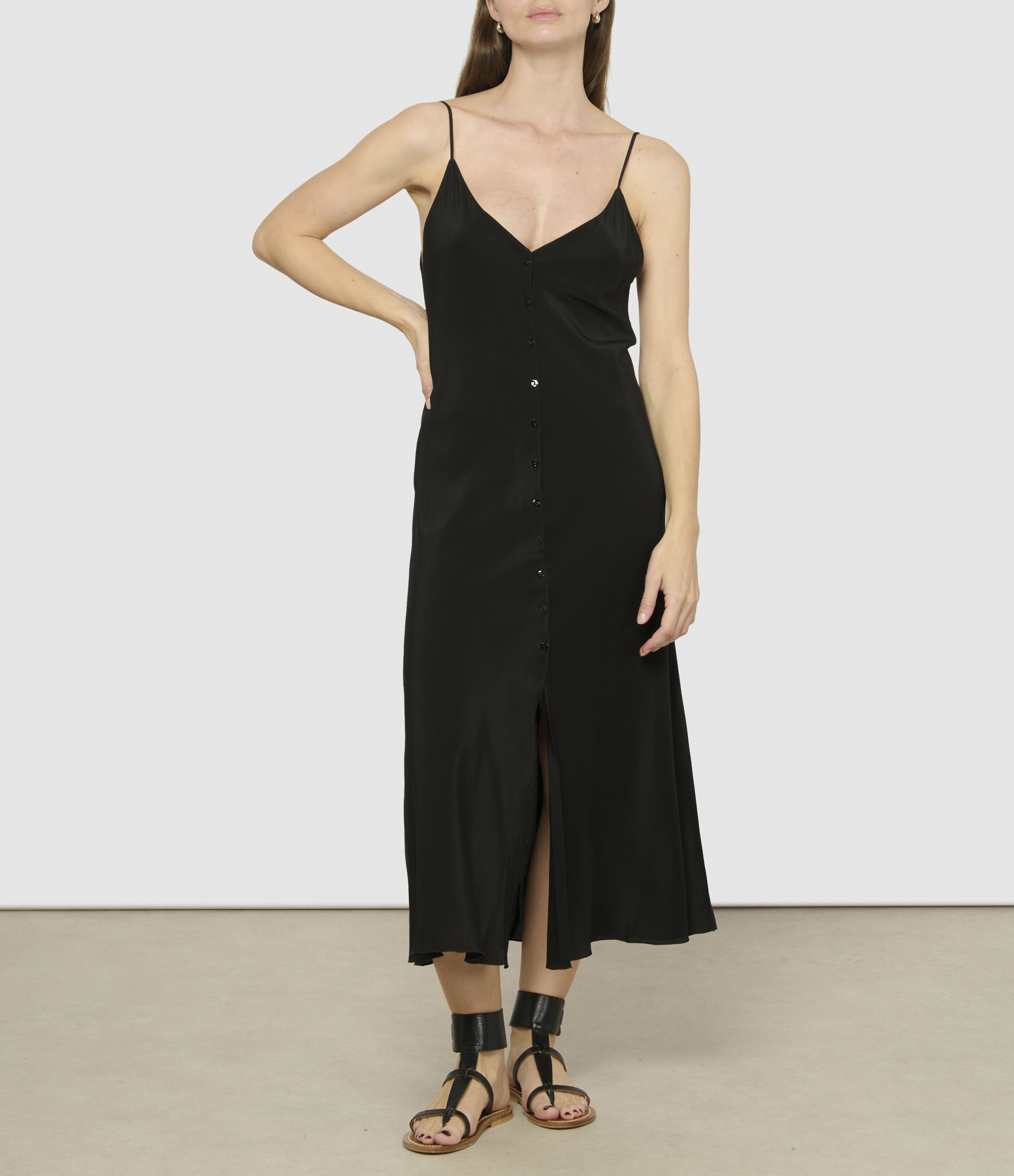 Billy Dress in Charcoal