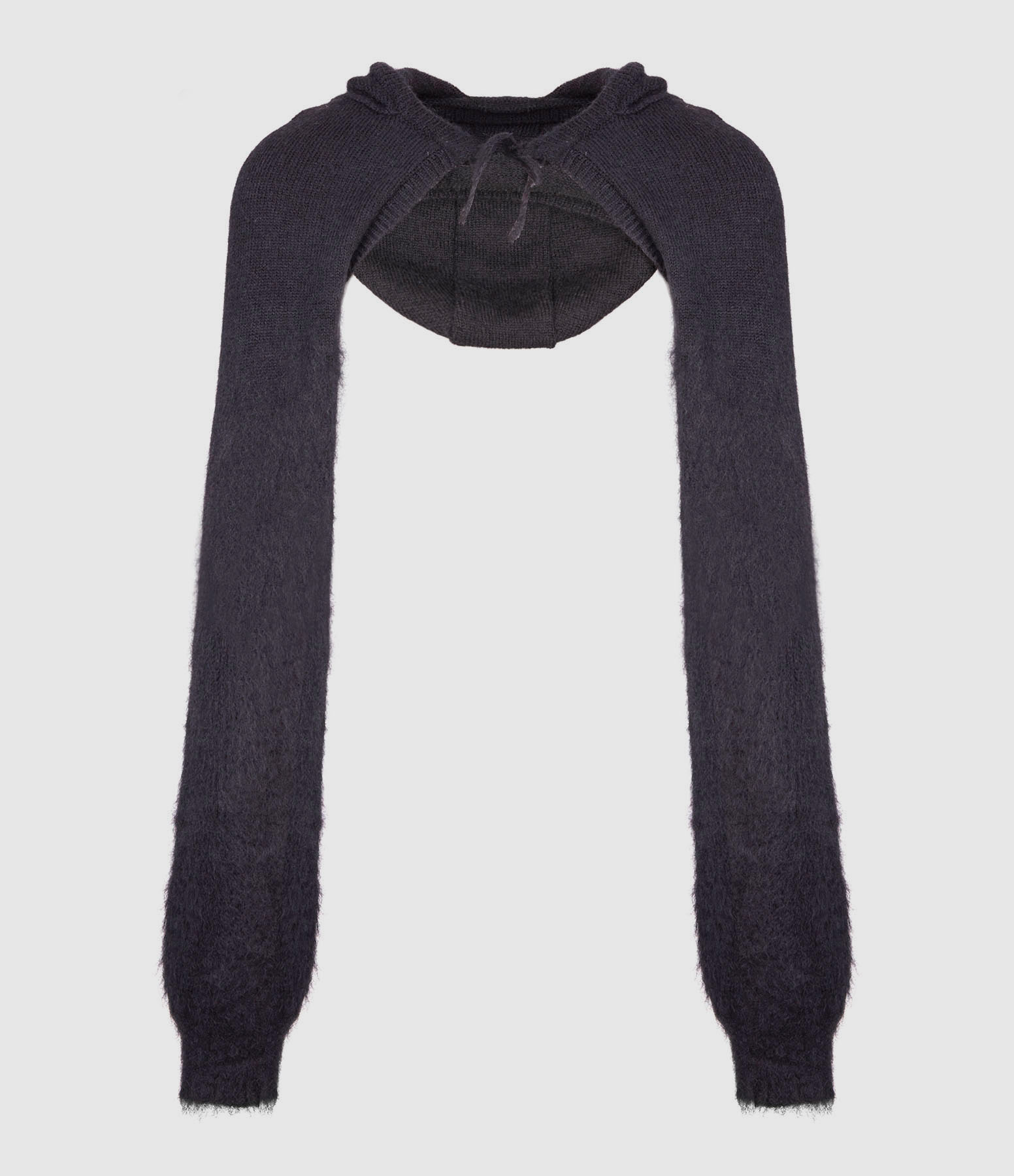 Nivi Hoddie Black Hoodie with Sleeves
