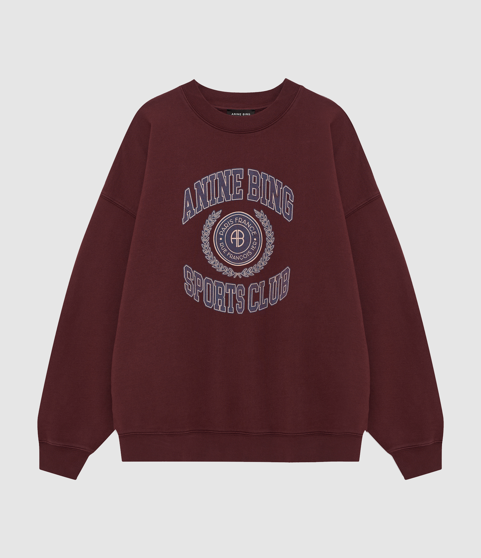 Miles Collegiate Burgundy Sweatshirt