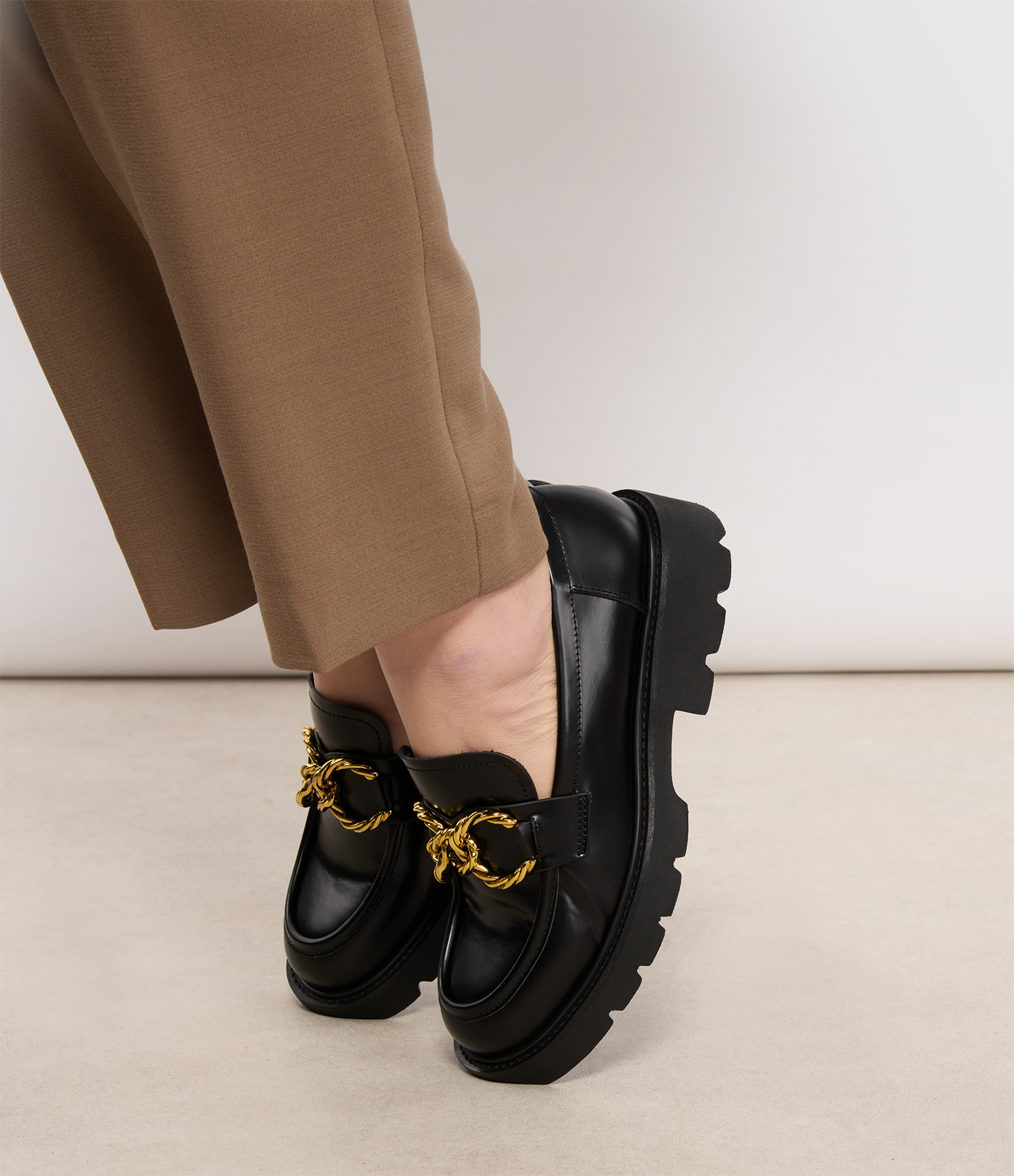 Soho Black Loafers, Mi-Mai x Diane Perreau Collaboration