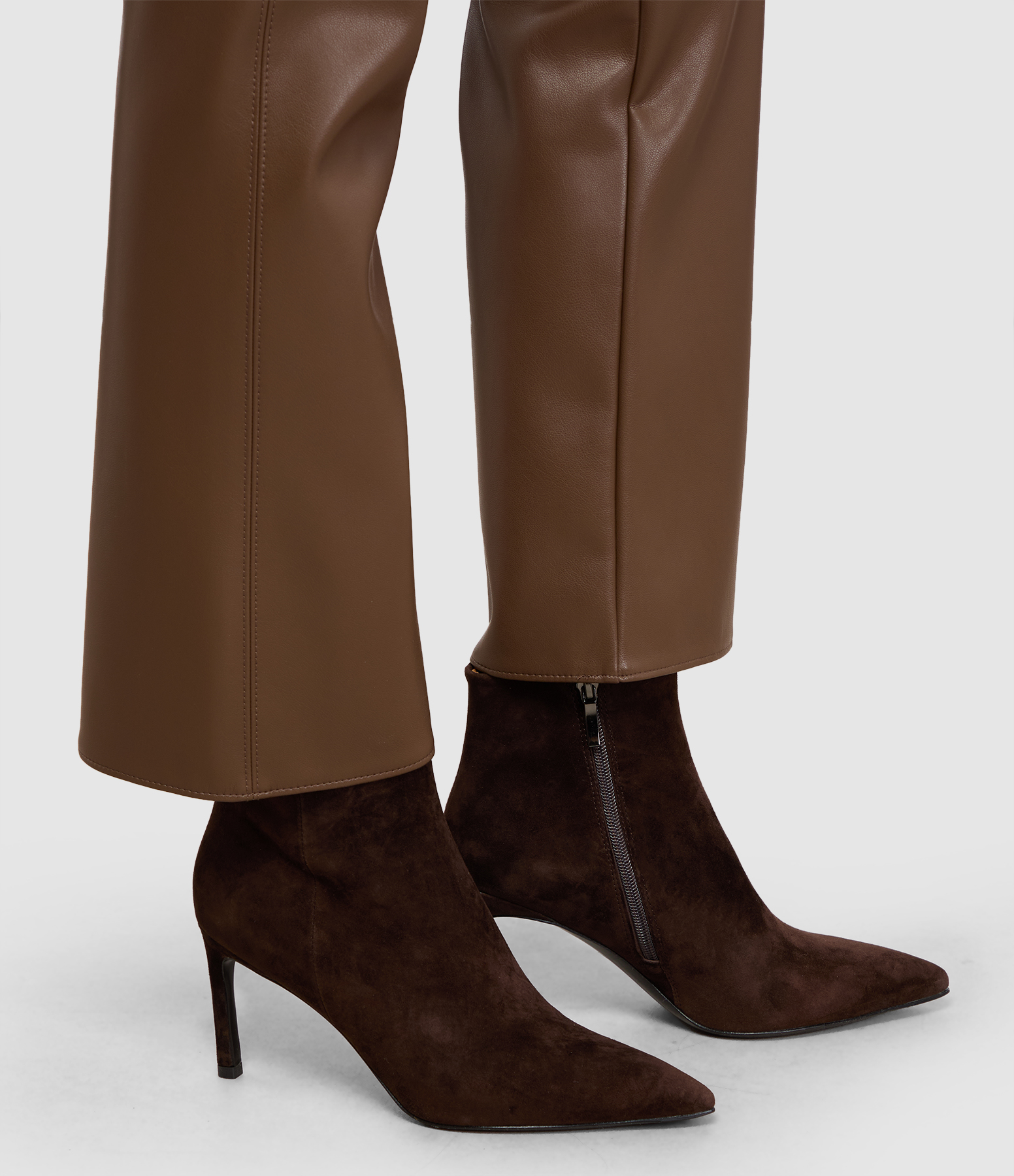 Noura Chocolate Ankle Boots