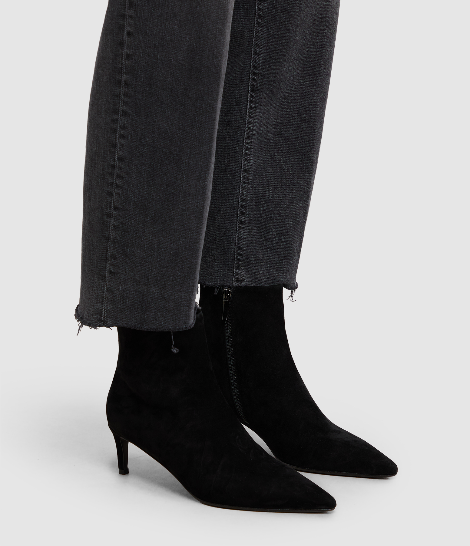 Noura Low Black Ankle Boots