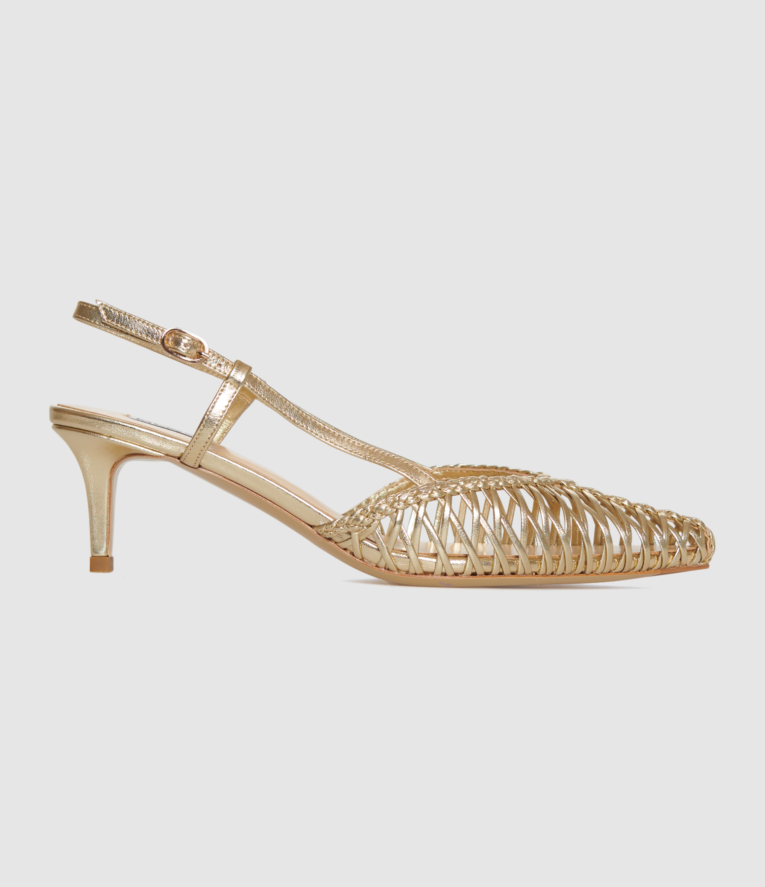 Tessa Gold Pumps
