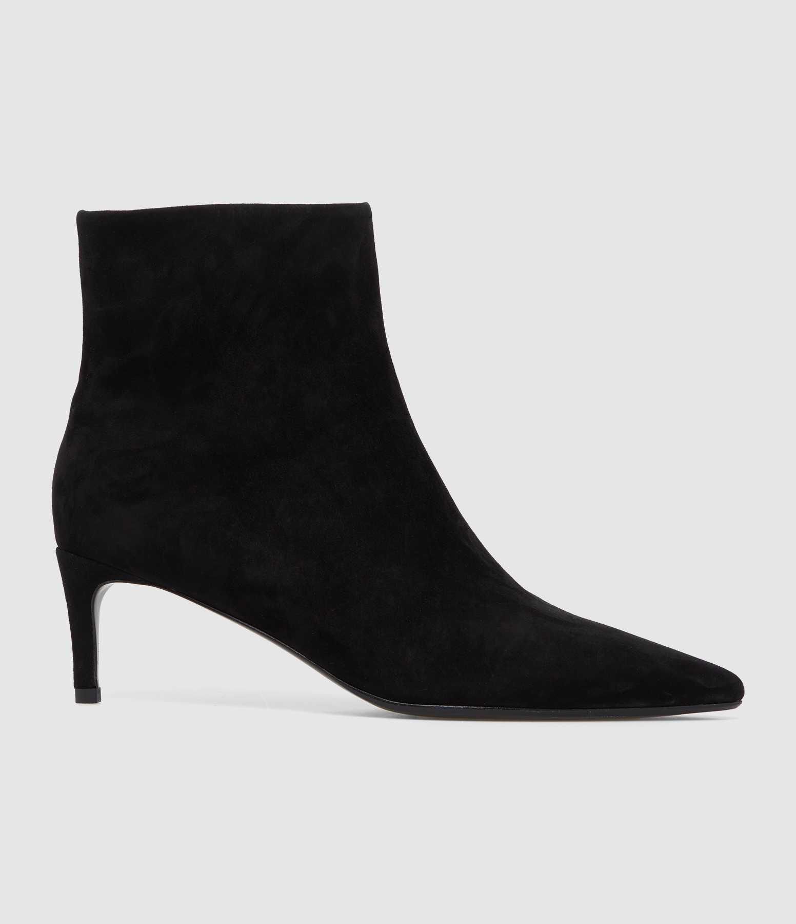 Noura Low Black Ankle Boots