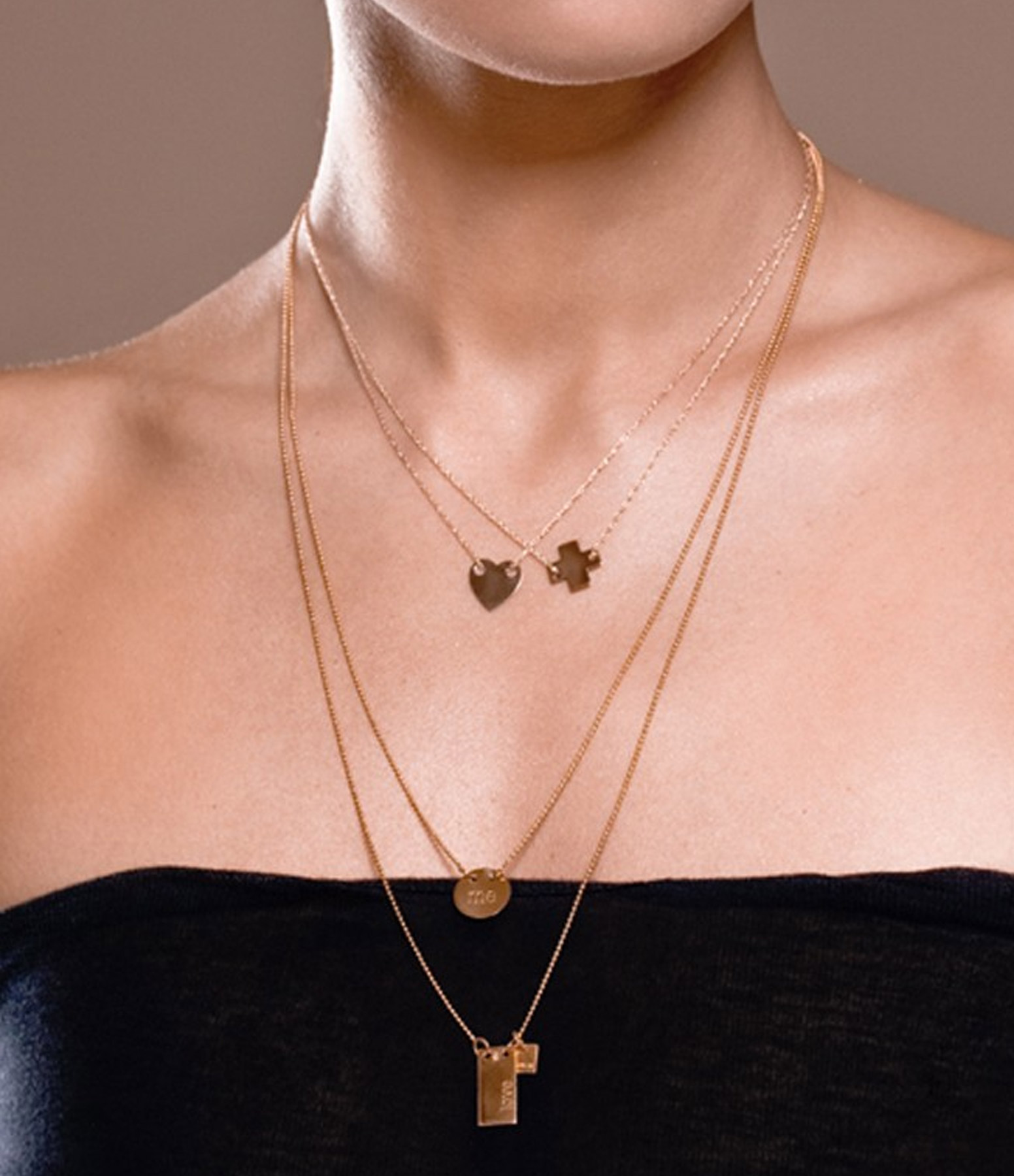 Rose Gold Mini Heart Necklace